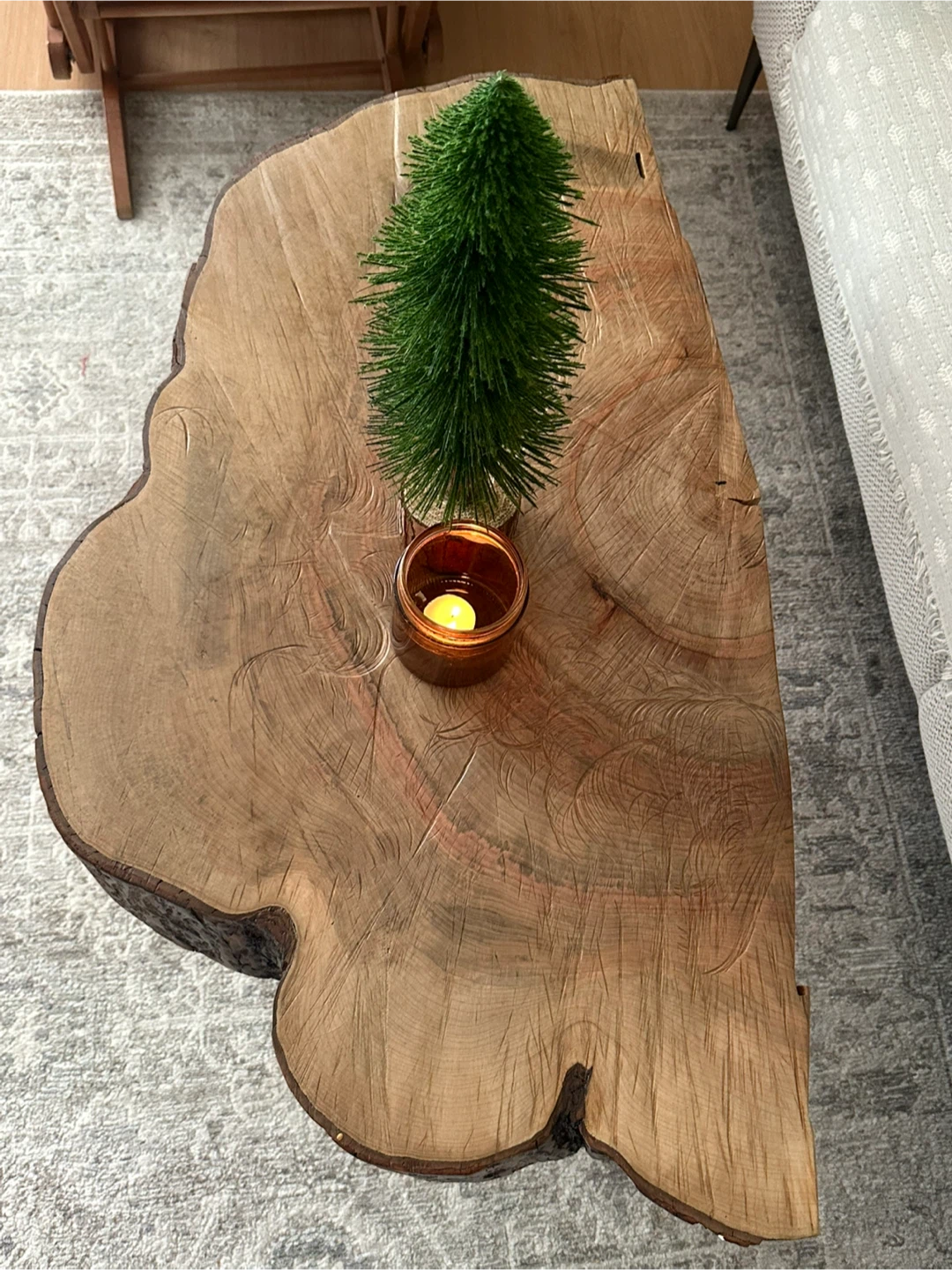 Live Edge Wood Coffee Table - photo 2