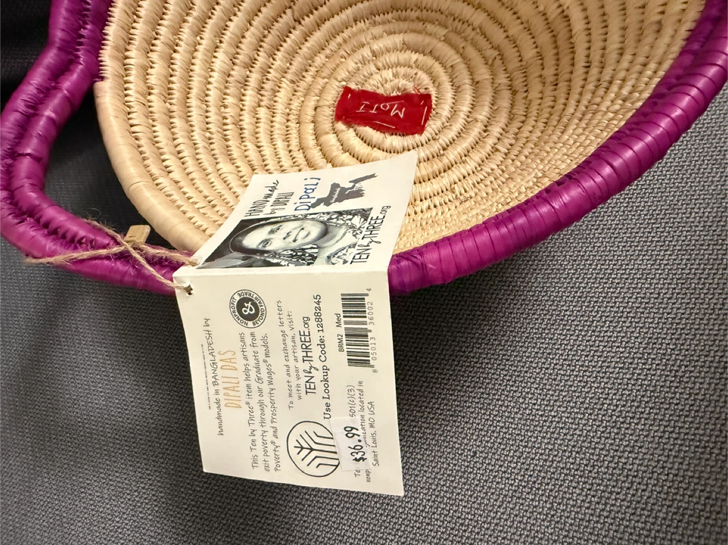 Ten by Three Dipali Basket Handmade - photo 4