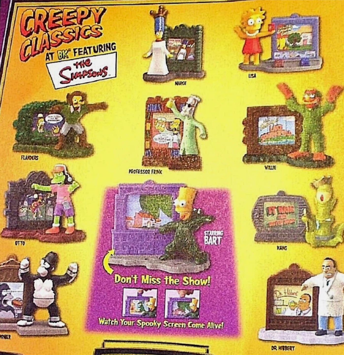 Burger King Simpsons Creepy Classics Toy