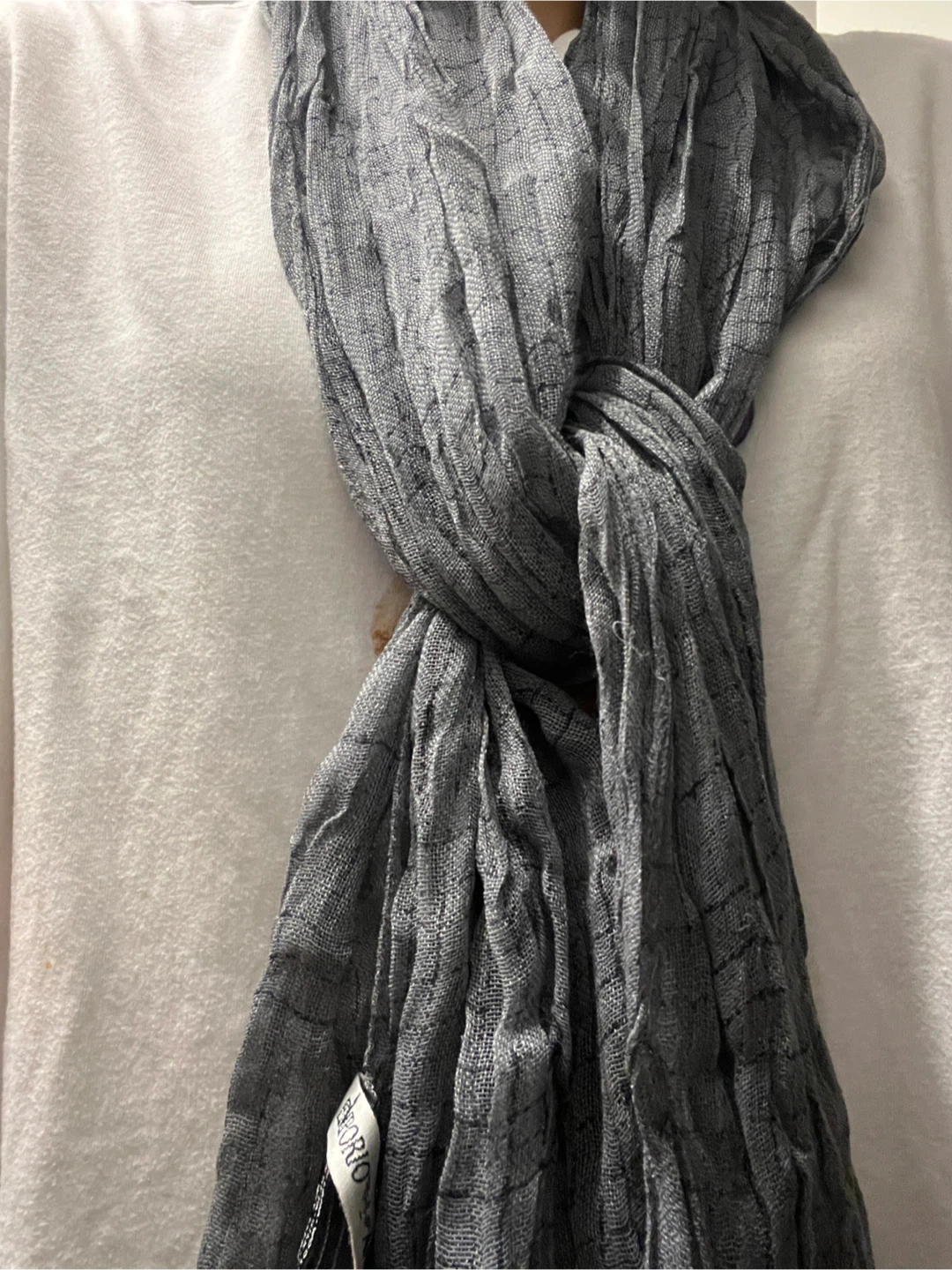 Emporio Armani Wool-Silk Scarf