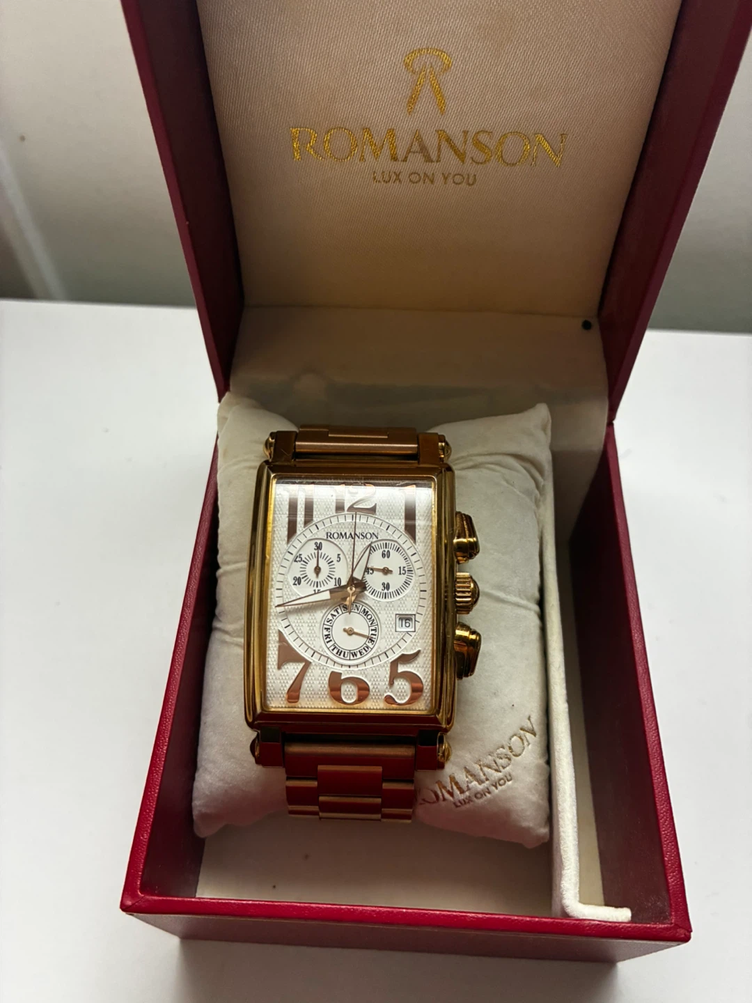 Romanson Swiss Quartz Watch - Gold