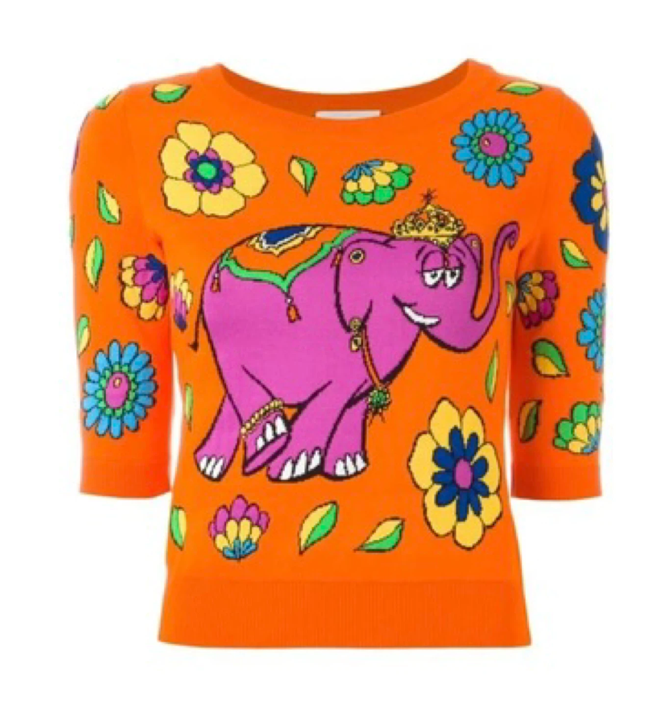 Moschino Elephant intarsia Top