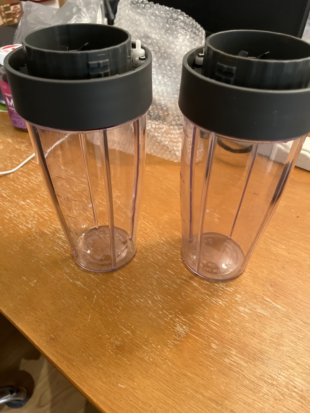2 cups + 2 blades + 2 lids for Starfrit  Personal Blender