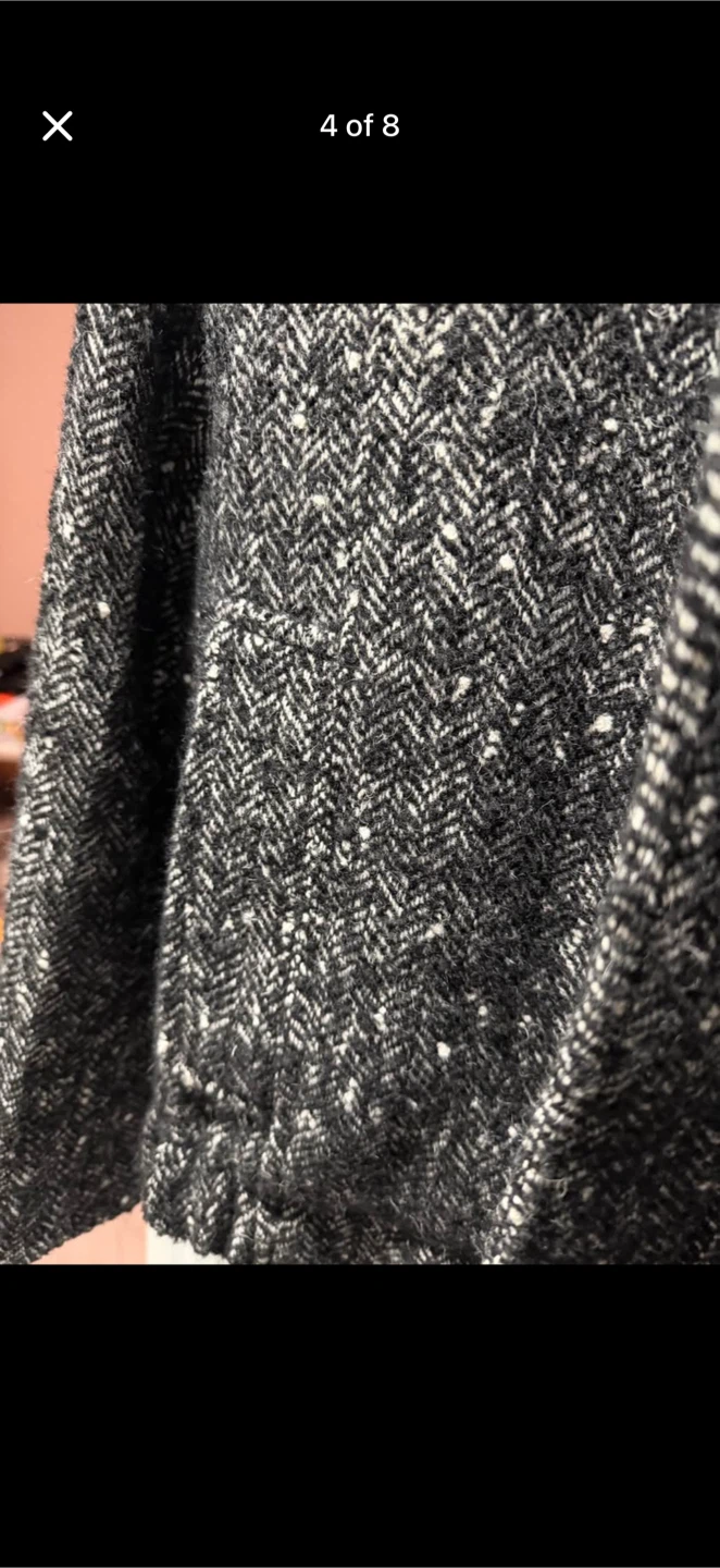 Zara Herringbone Jacket - Size M - photo 5