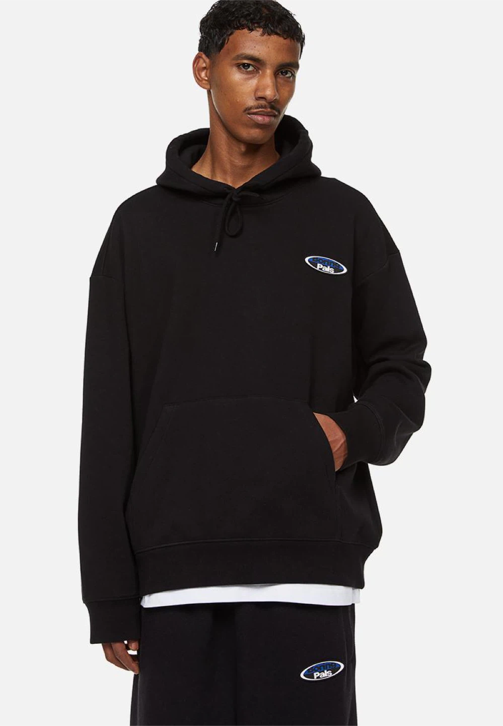 H&M Boring Pals Black Hoodie - photo 3