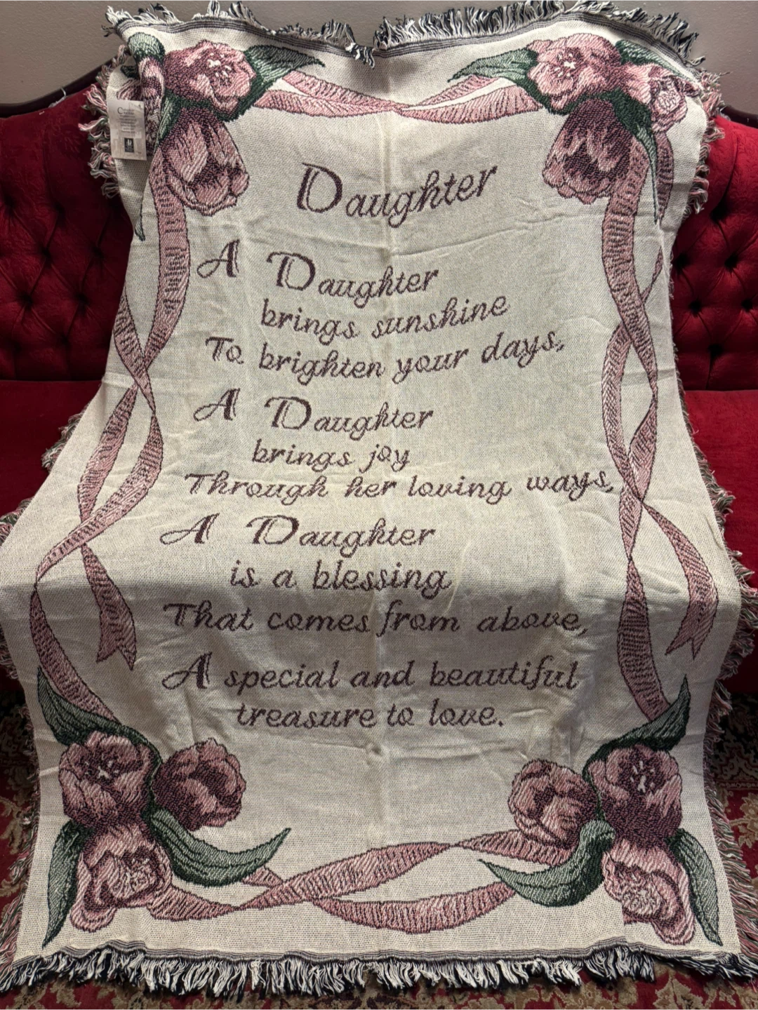 Manual Woodworkers & Weavers 'A Daughter' Throw