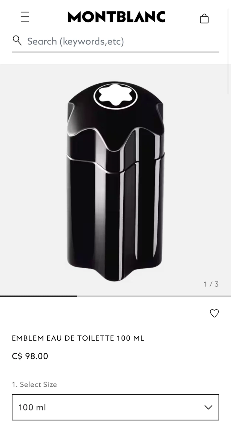 Montblanc Emblem Eau de Toilette 100 ml - photo 3