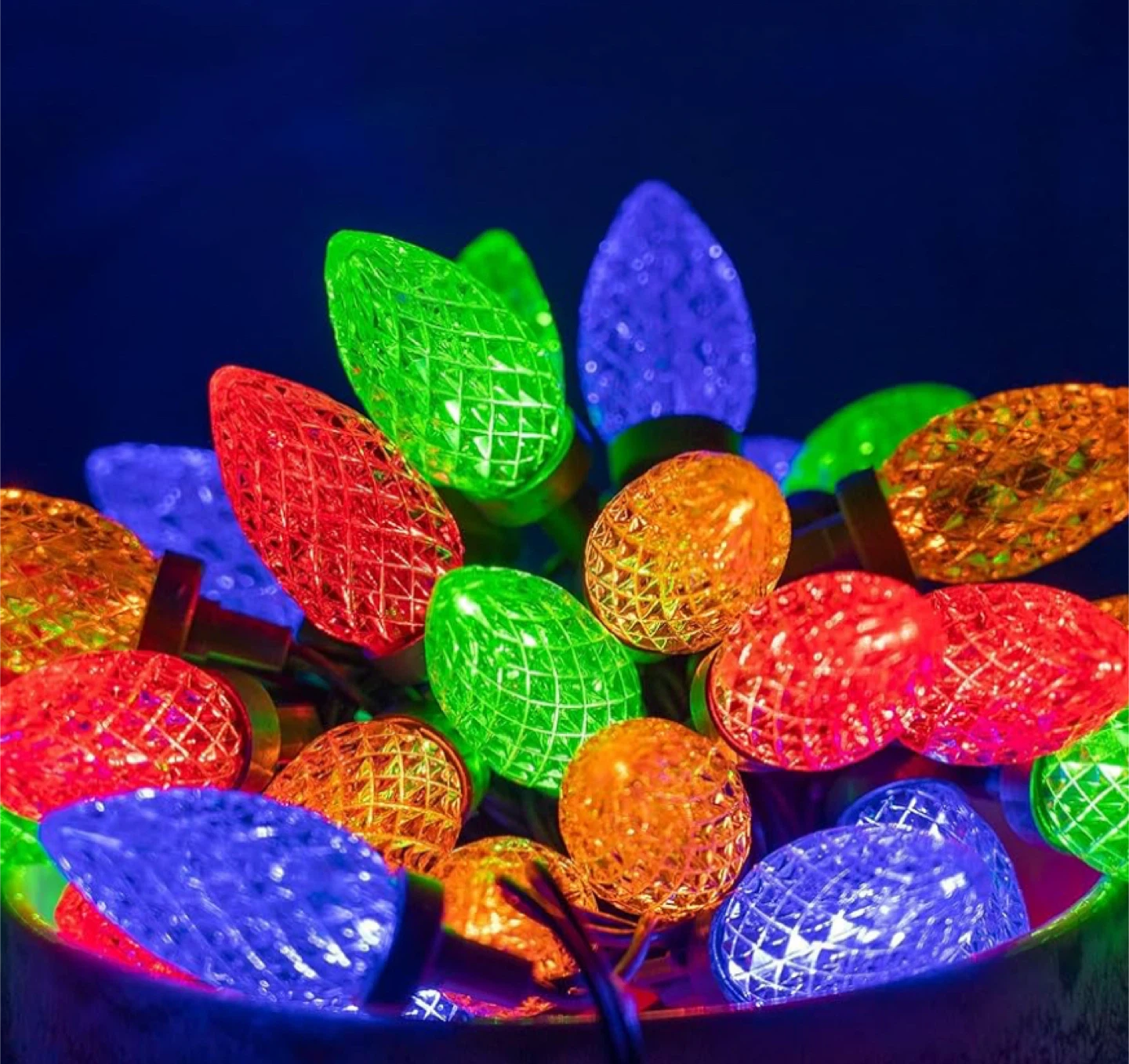 C9 Colored Christmas String Lights - 100L - photo 2