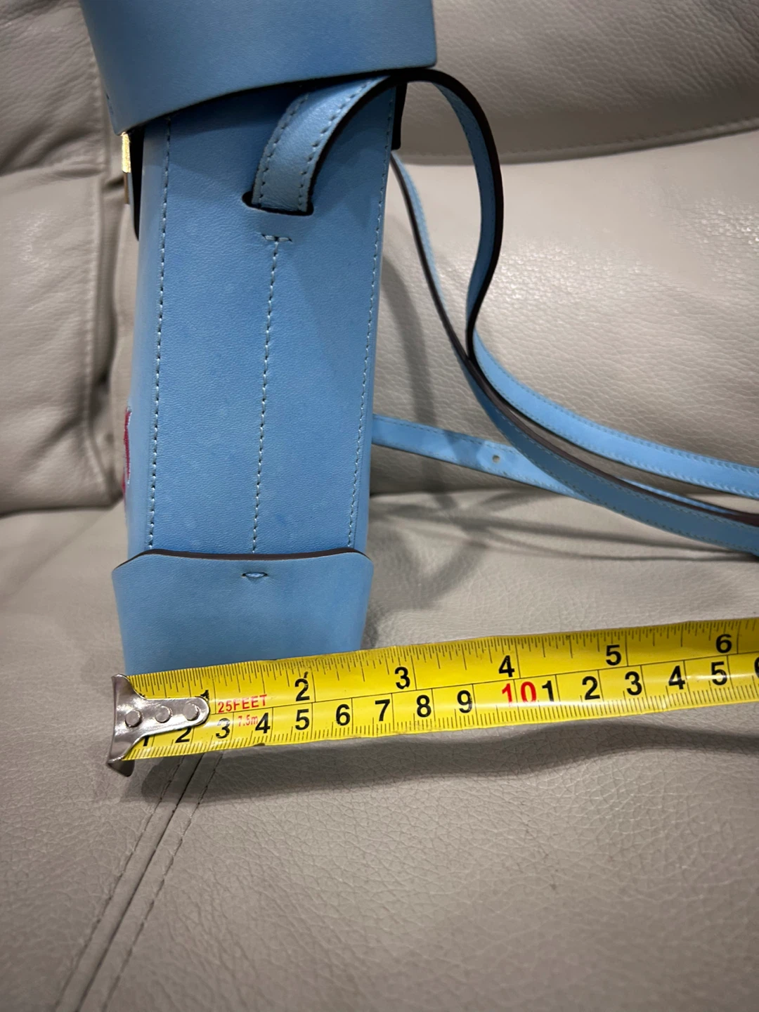 MANU Atelier Cylinder Bag - Light Blue - photo 3