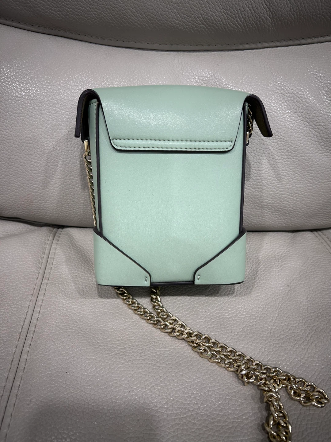 Manu Atelier Cylinder Bag Mint Green - photo 4