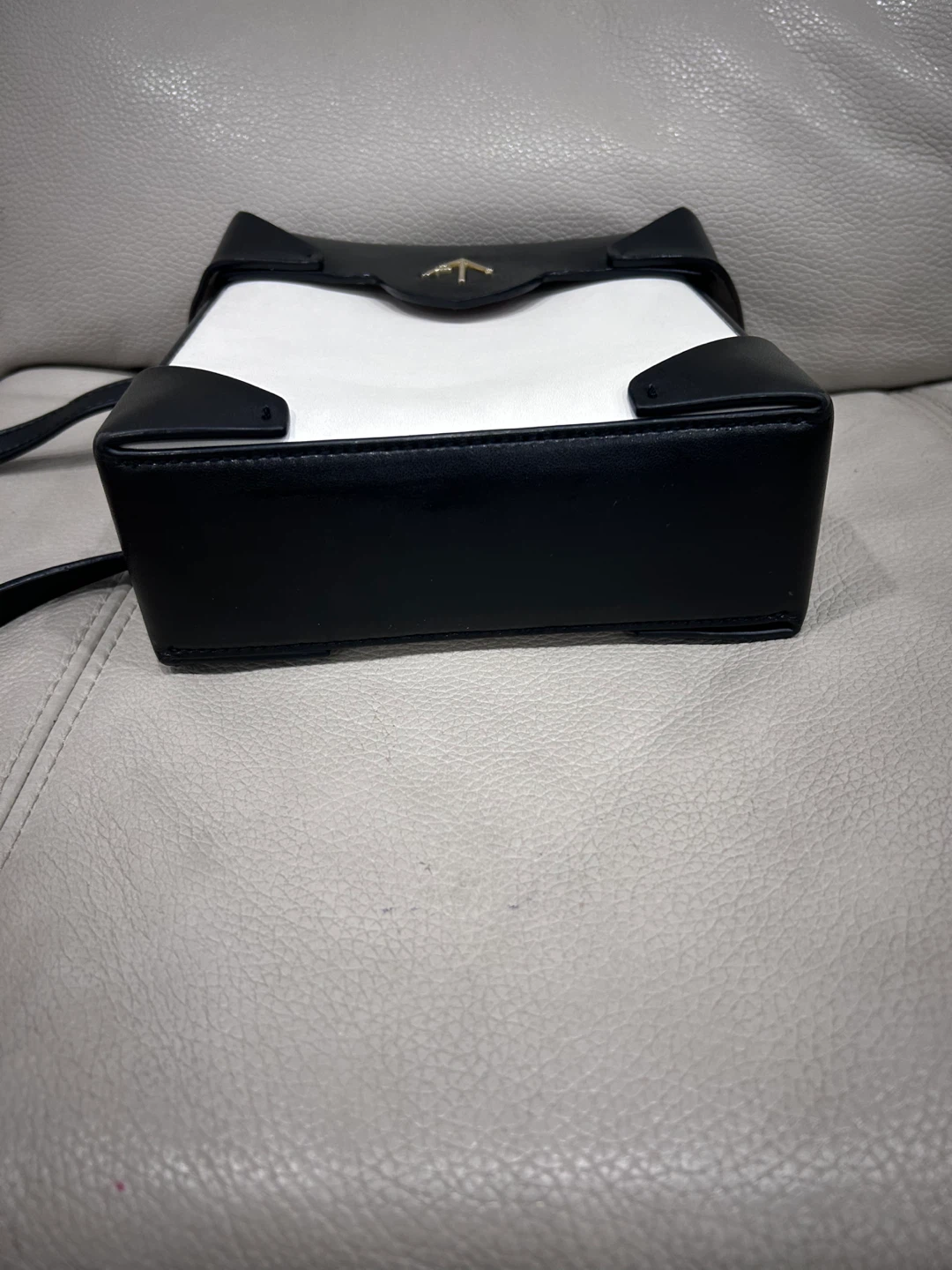 Manu Atelier Cylinder Shoulder Bag - Black & White - photo 4