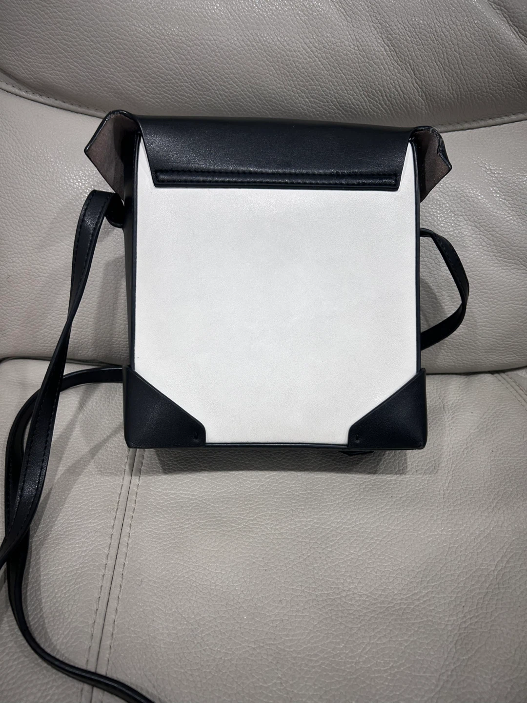 Manu Atelier Cylinder Shoulder Bag - Black & White - photo 5