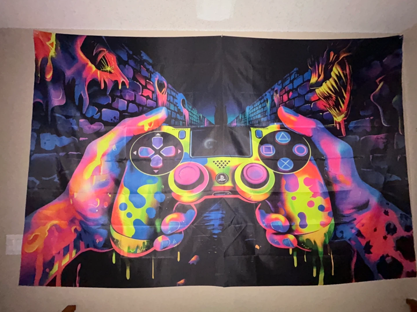 PlayStation Controller Wall Tapestry