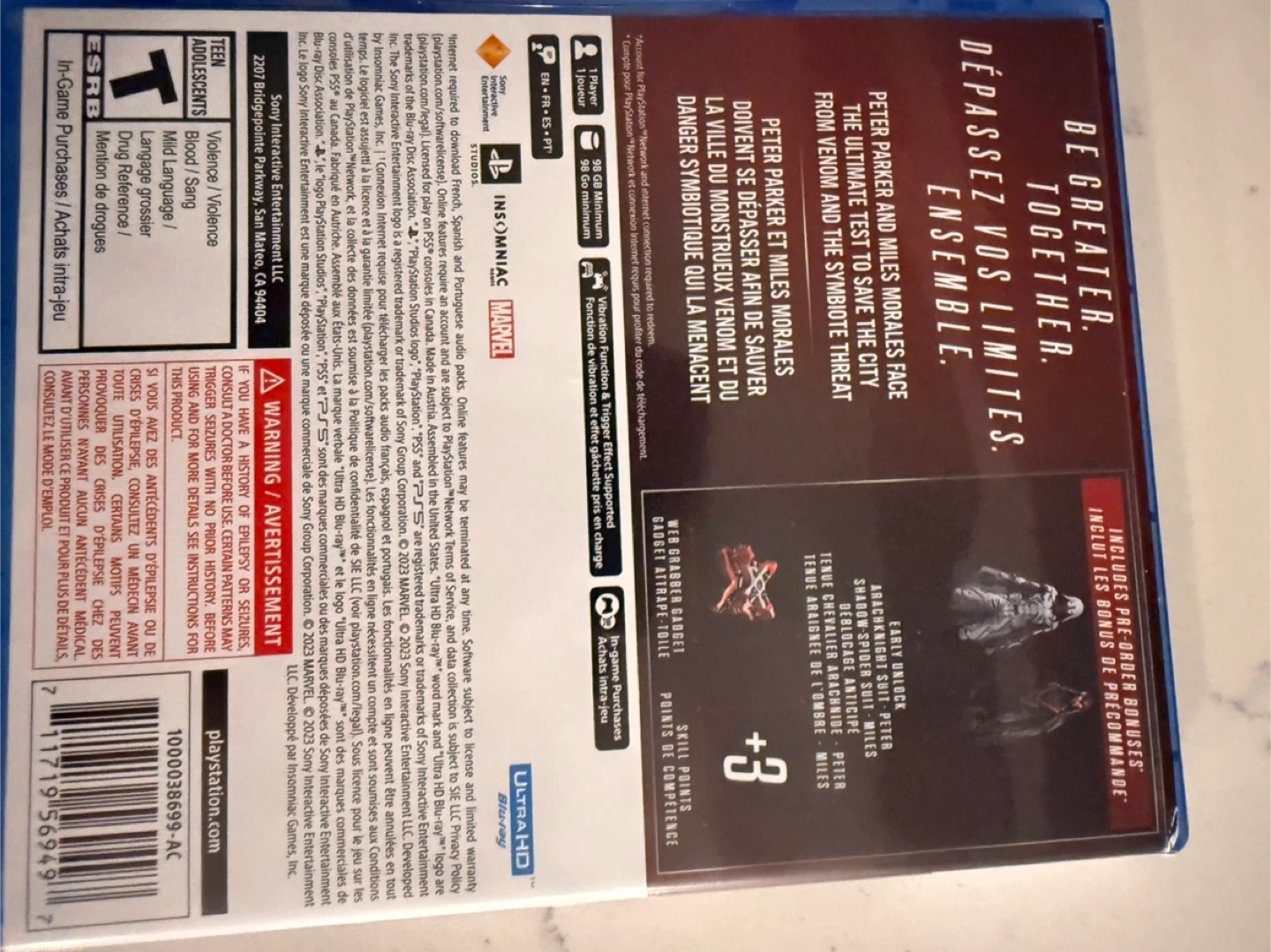 Marvel Spider-Man 2 PS5 Launch Edition - photo 5