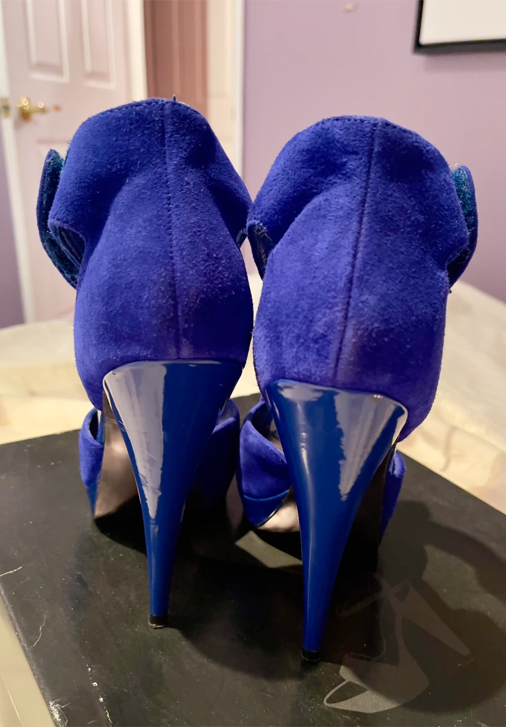 Steve Madden Blue Suede - 8.5 - photo 3