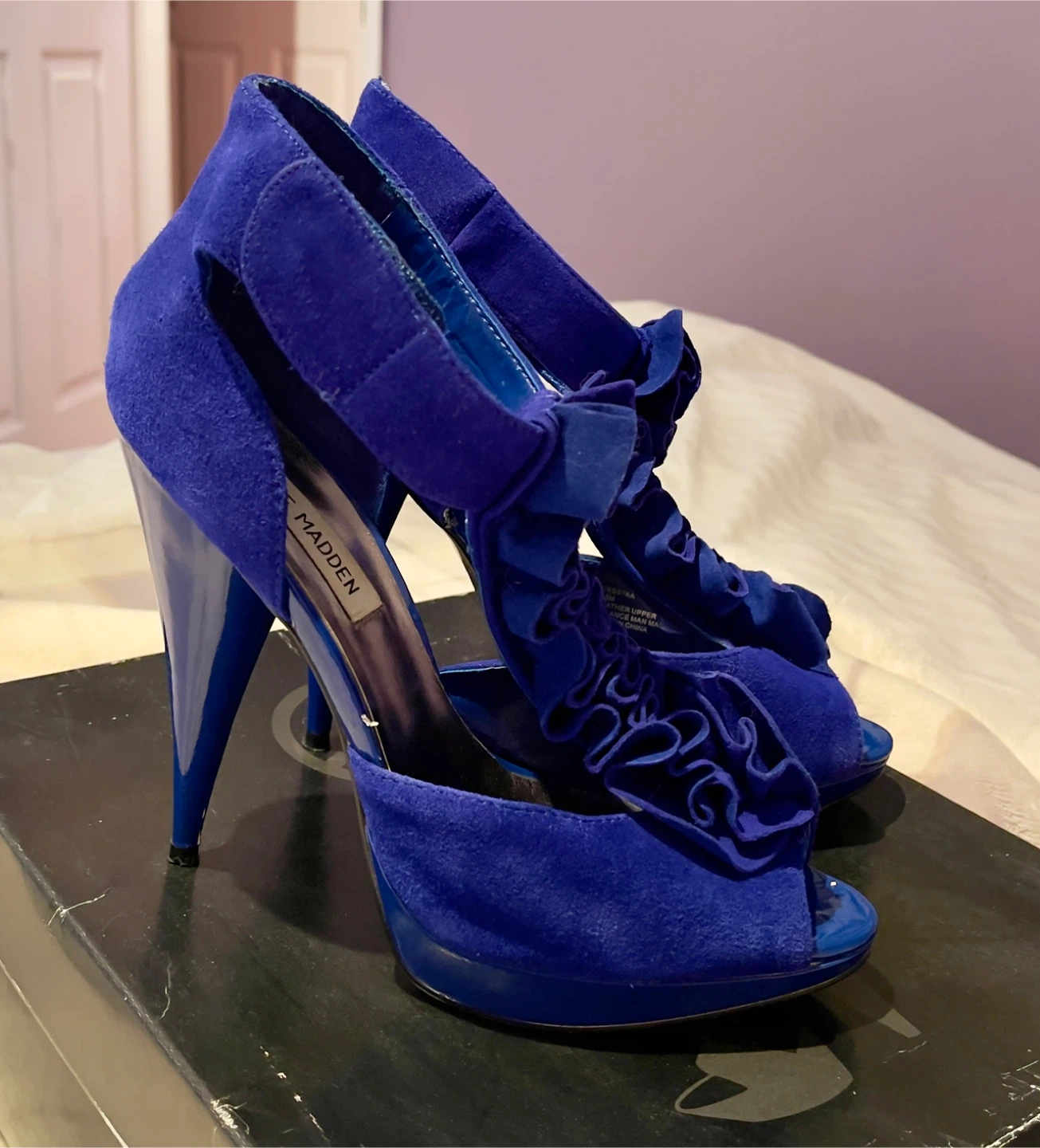 Steve Madden Blue Suede - 8.5 - photo 2