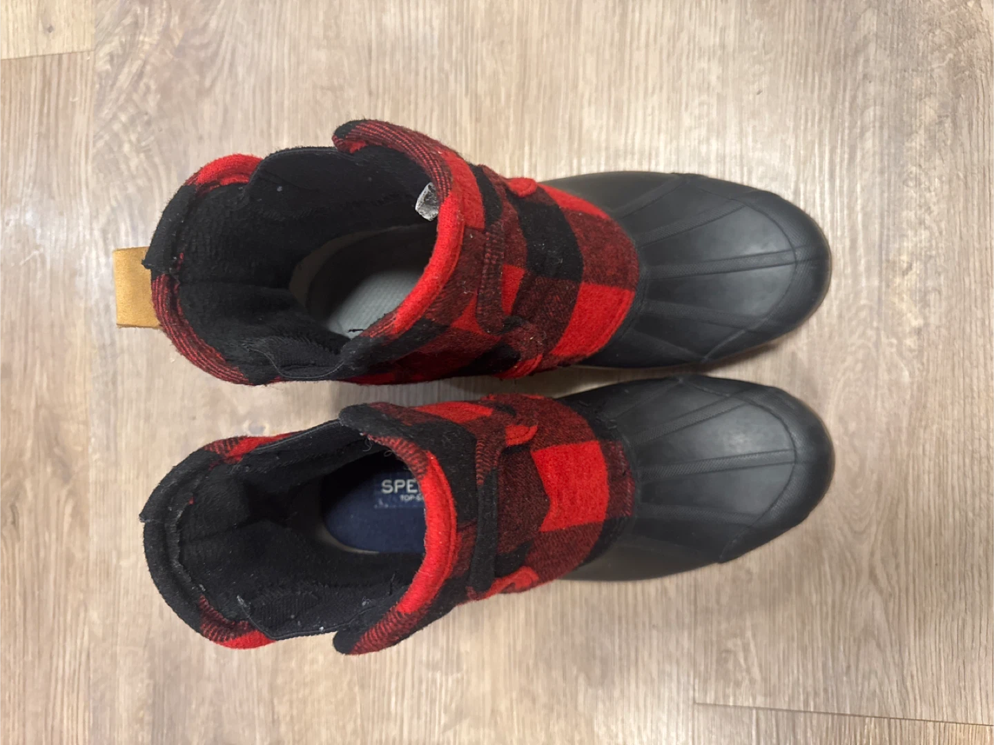 Sperry Red Buffalo Check Duck Boots - photo 5