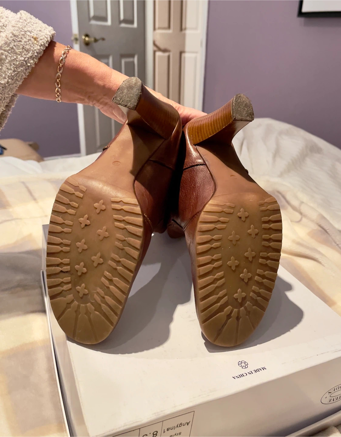 Brown Leather Boots - Size 38 - photo 5