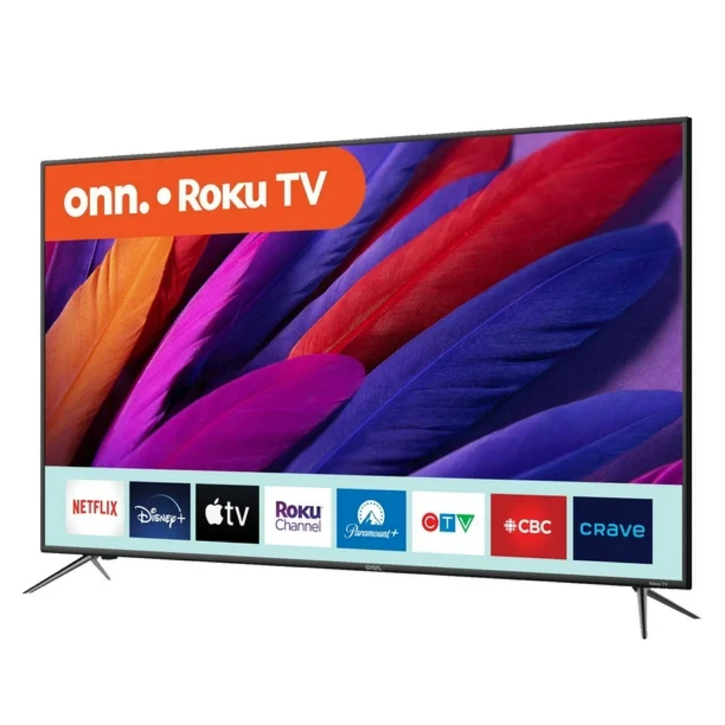 onn. 55" 4K UHD Smart Roku TV - Like New! - photo 2