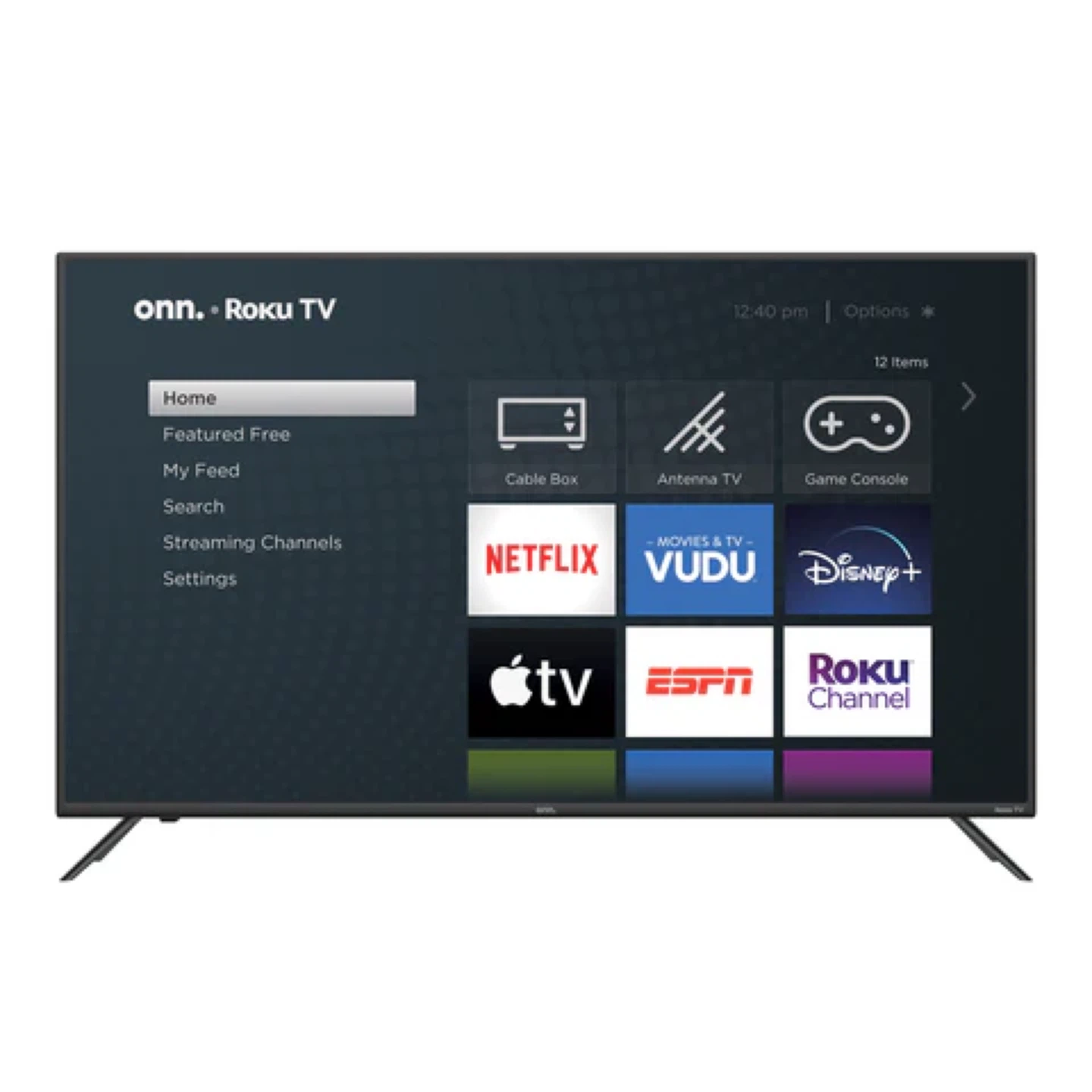 onn. 55" 4K UHD Smart Roku TV - Like New! - photo 3