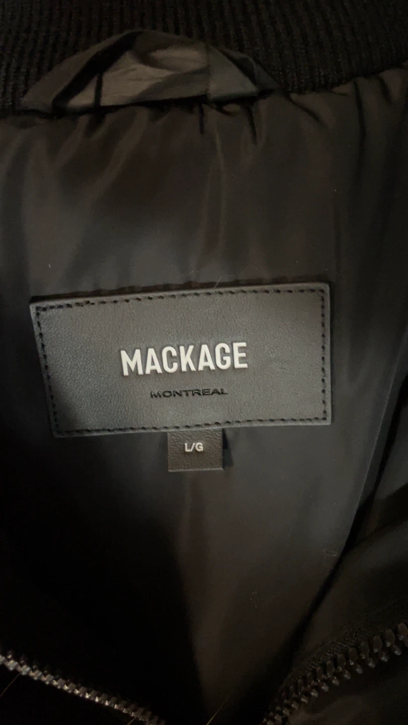 Mackage Montreal Black Winter Coat - Size L - photo 2