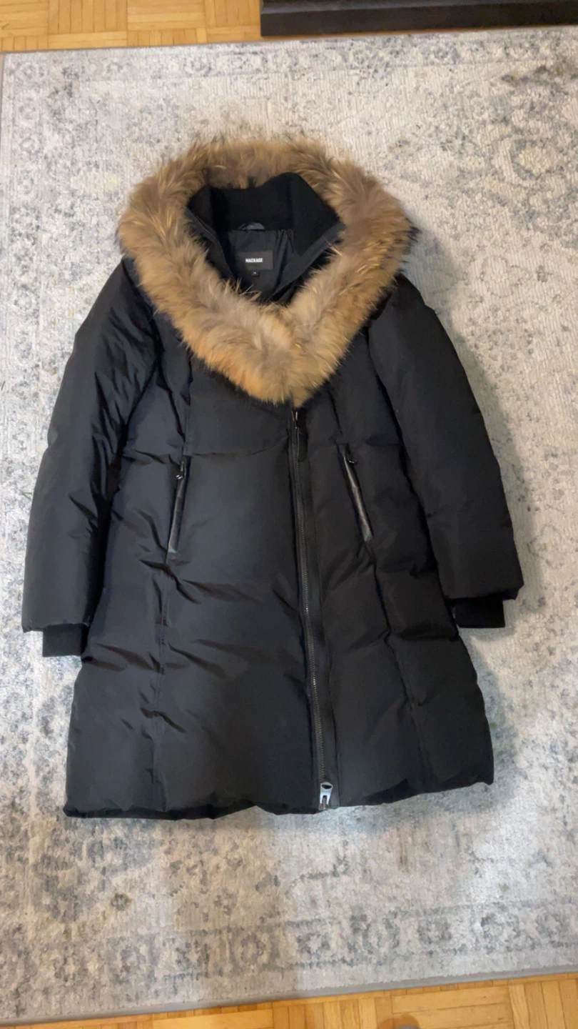 Mackage Montreal Black Winter Coat - Size L - photo 3