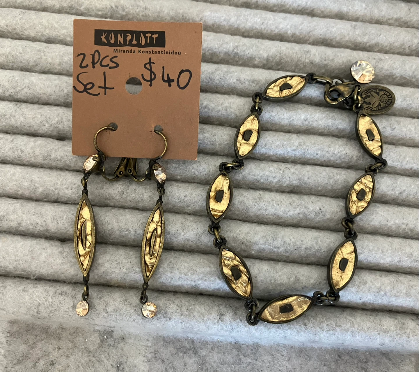 Konplott Set Earrings & Bracelet