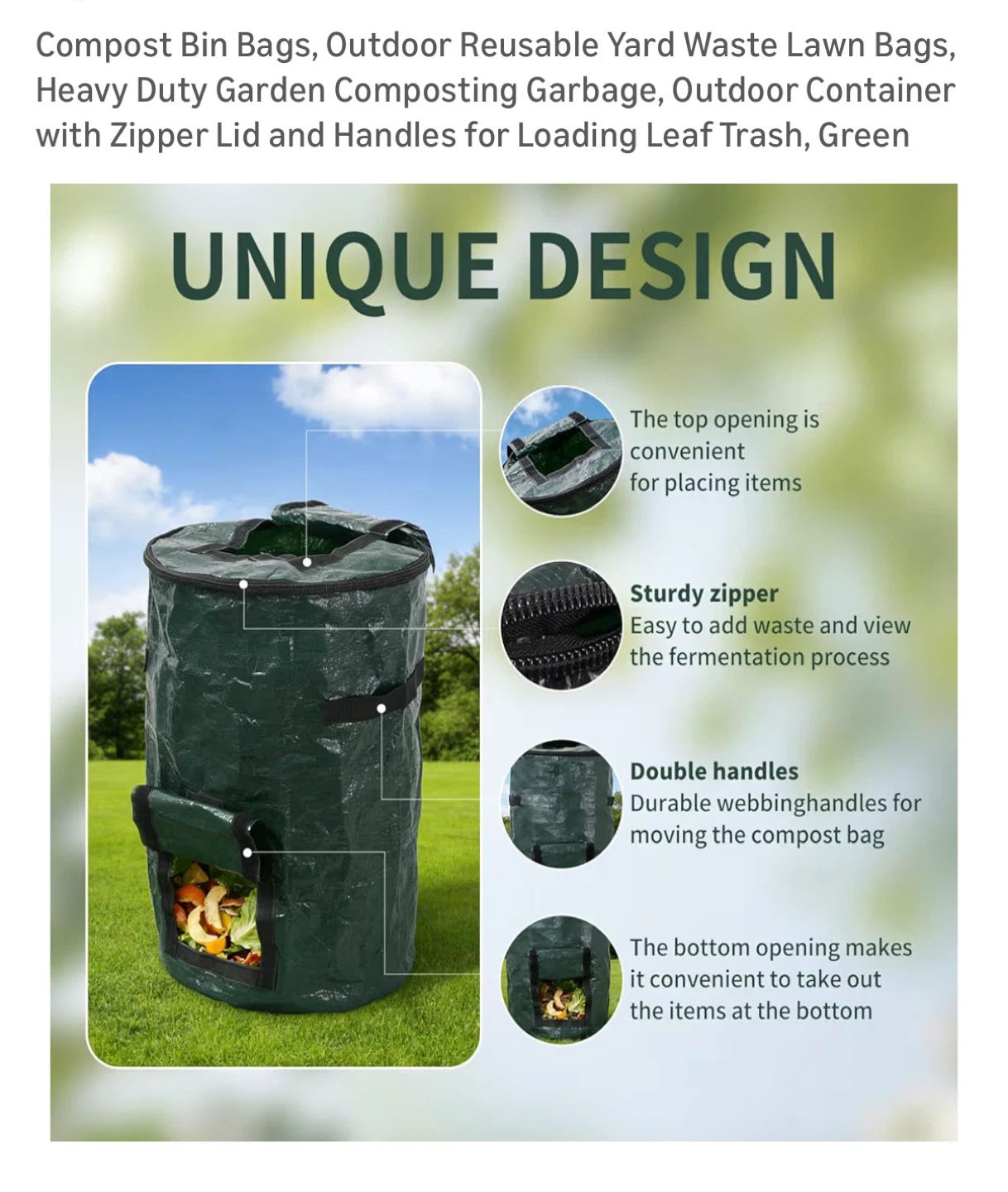 Brand New Compost Bin Bag - photo 5