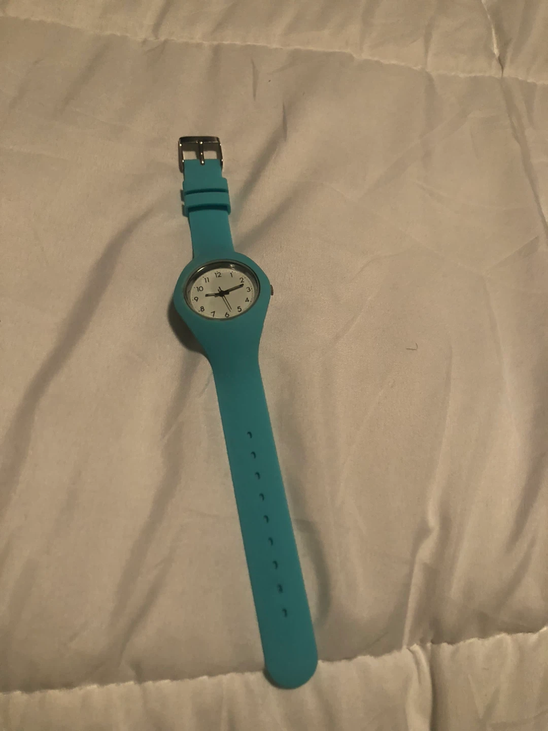 Turquoise Silicone Watch - photo 2