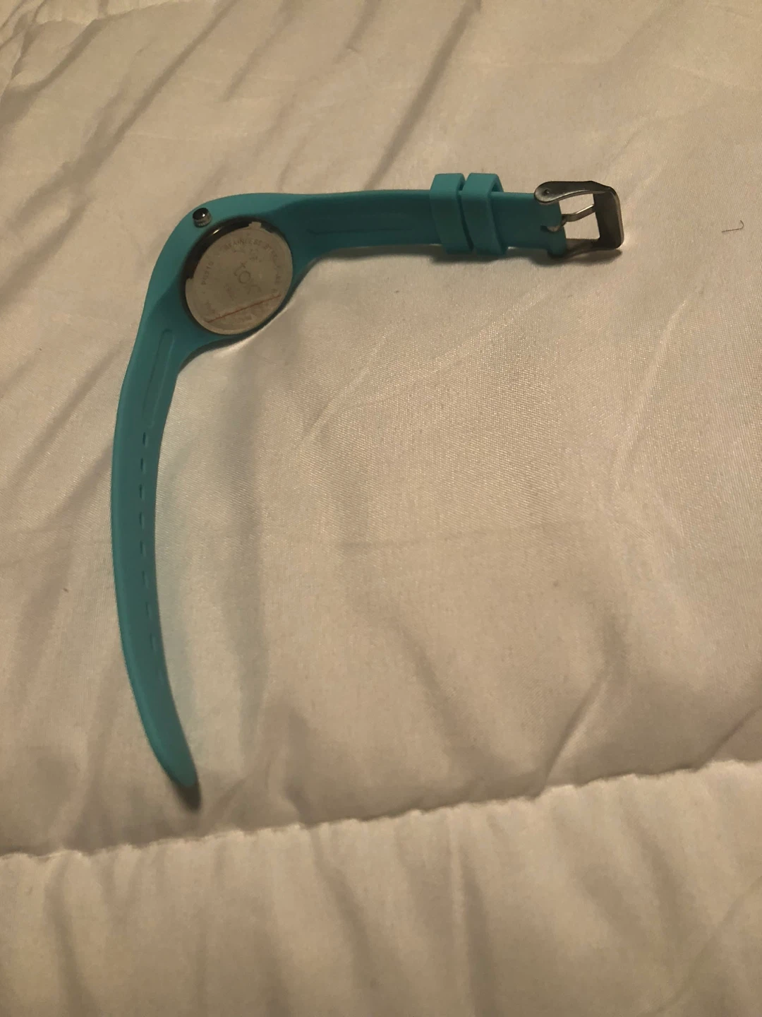 Turquoise Silicone Watch - photo 3