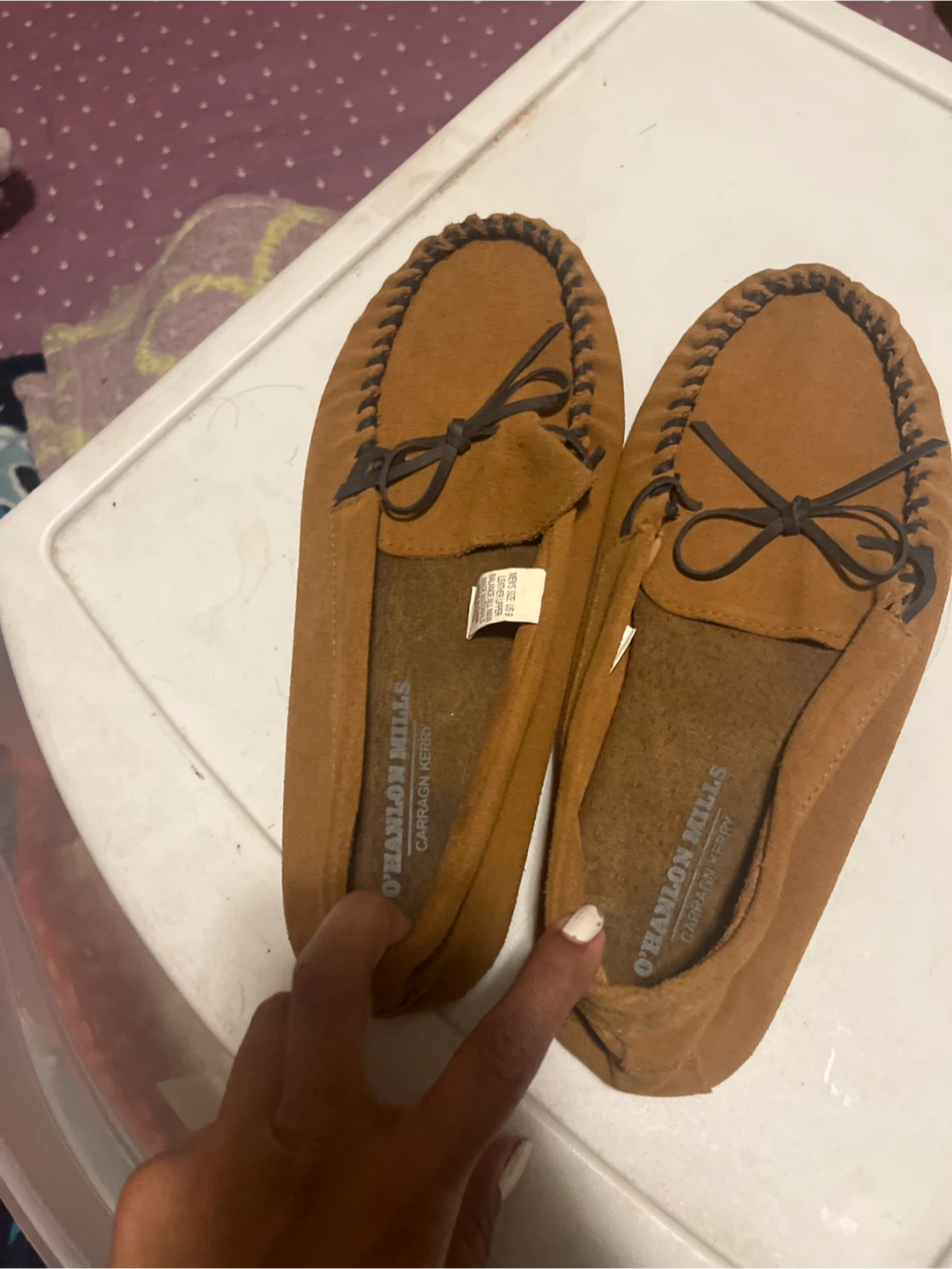O'Hanlon Mills Moccasin Slippers - Men's Size 9 - photo 4