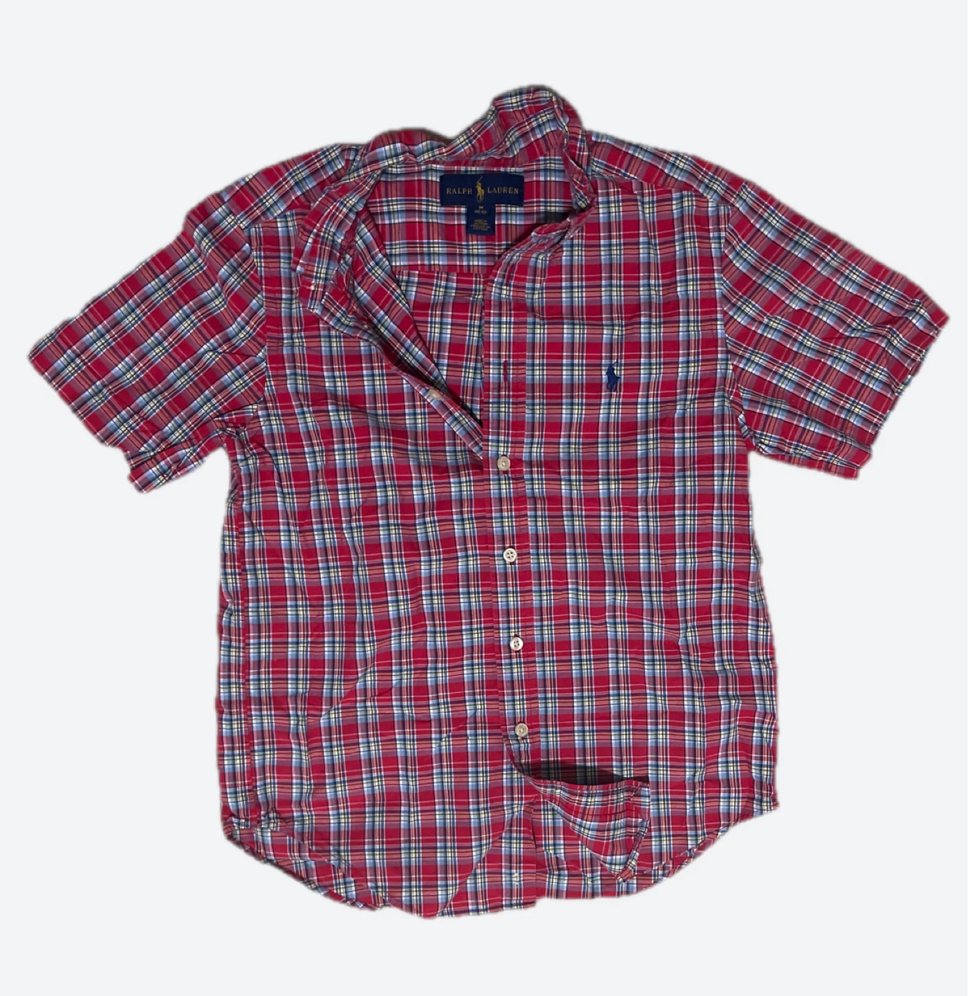 Ralph Lauren Plaid Shirt - Size M (10-12)