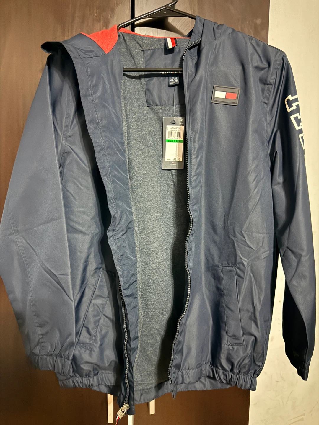 Tommy Hilfiger Boys Navy Blazer Jacket Size L (14/16) - photo 5