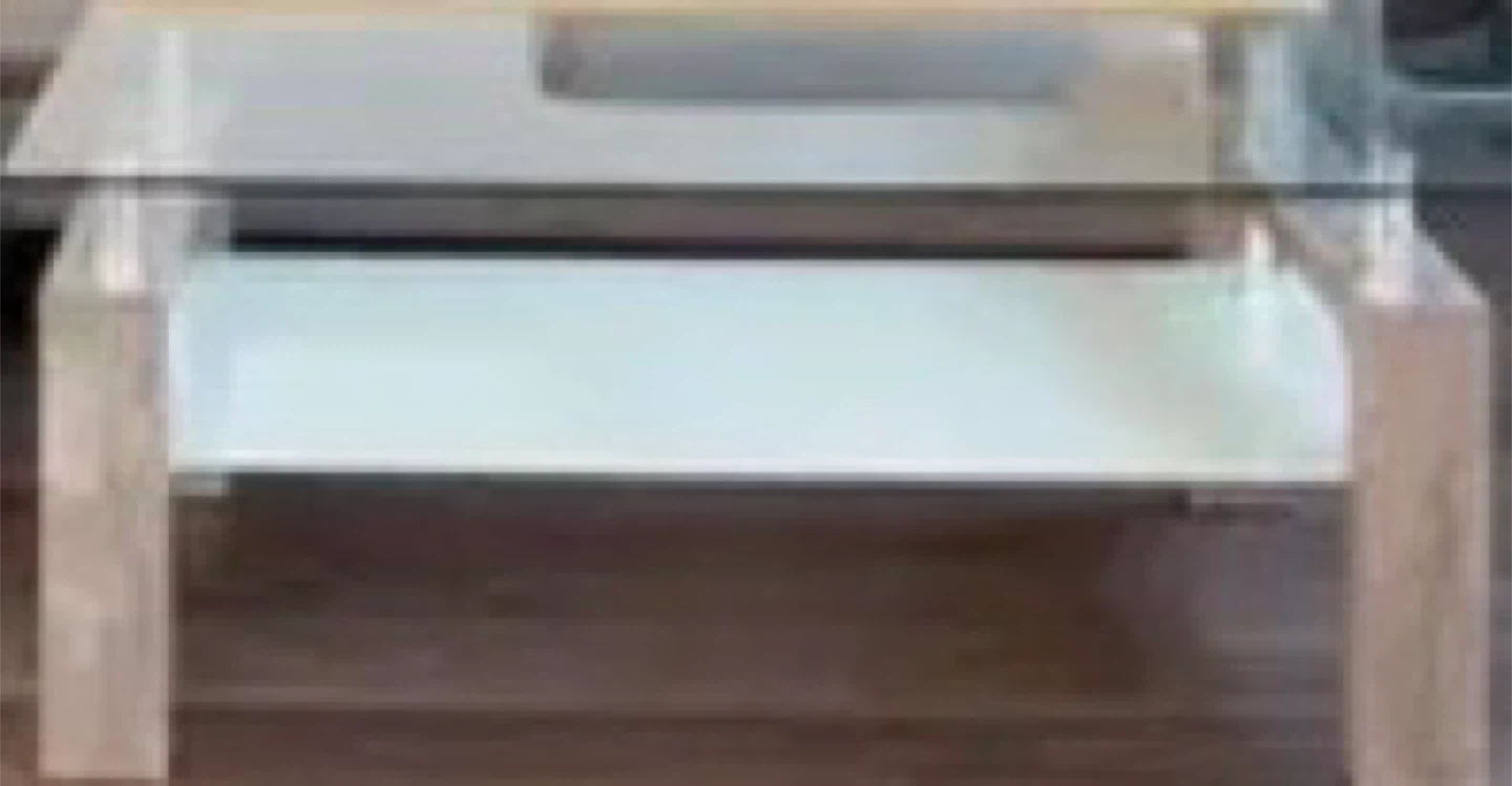Glass Top Side Table