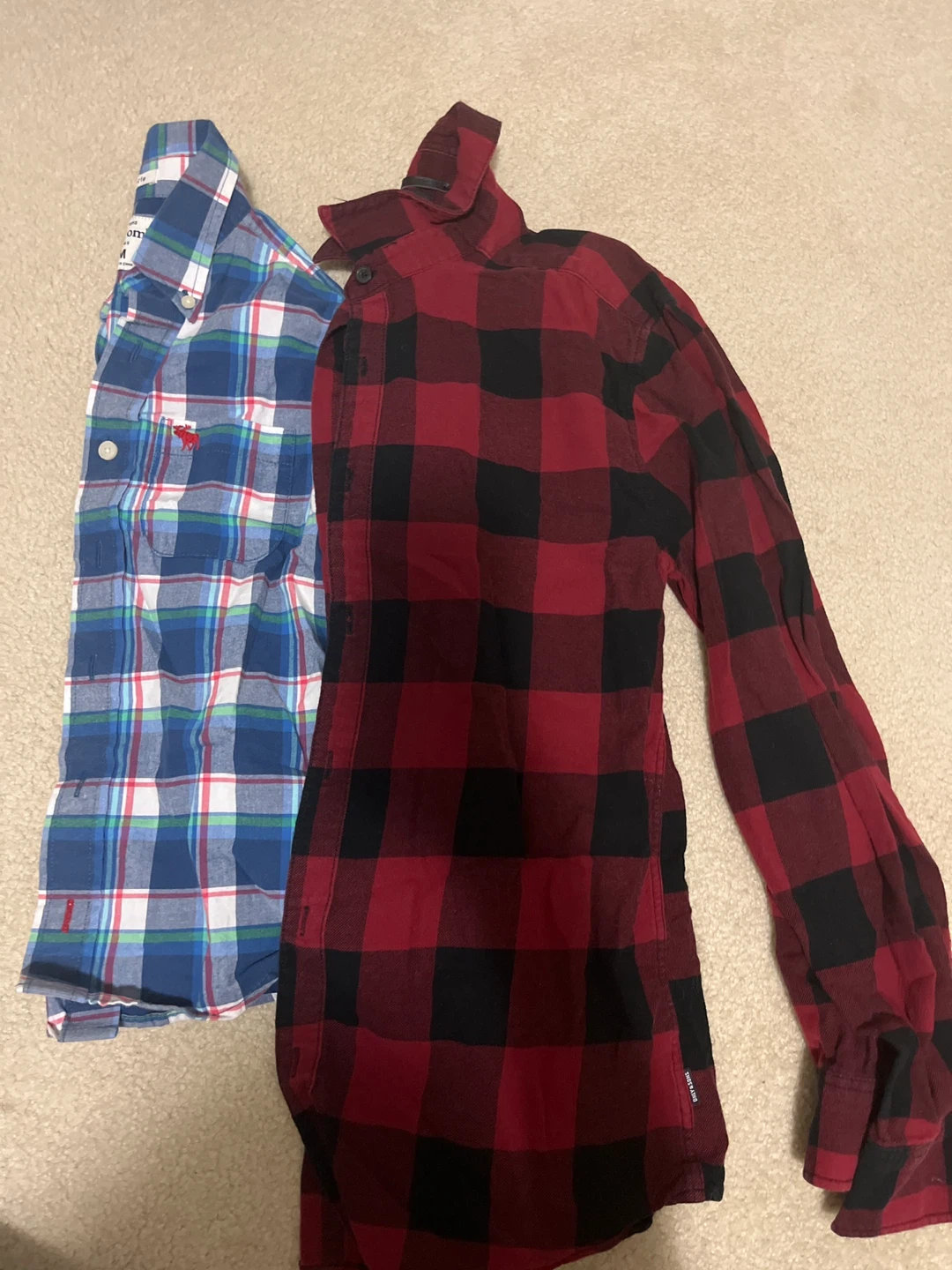 Abercrombie & Fitch Plaid Shirts - Size M