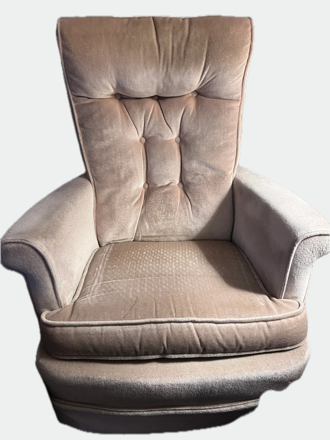 Upholstered Armchair - Beige