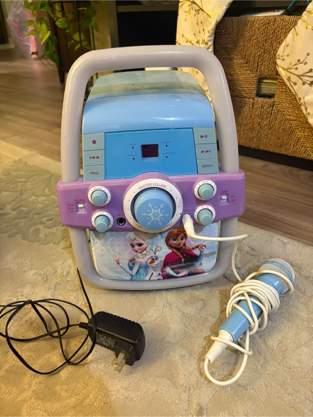 Disney Frozen Karaoke Machine with Microphone