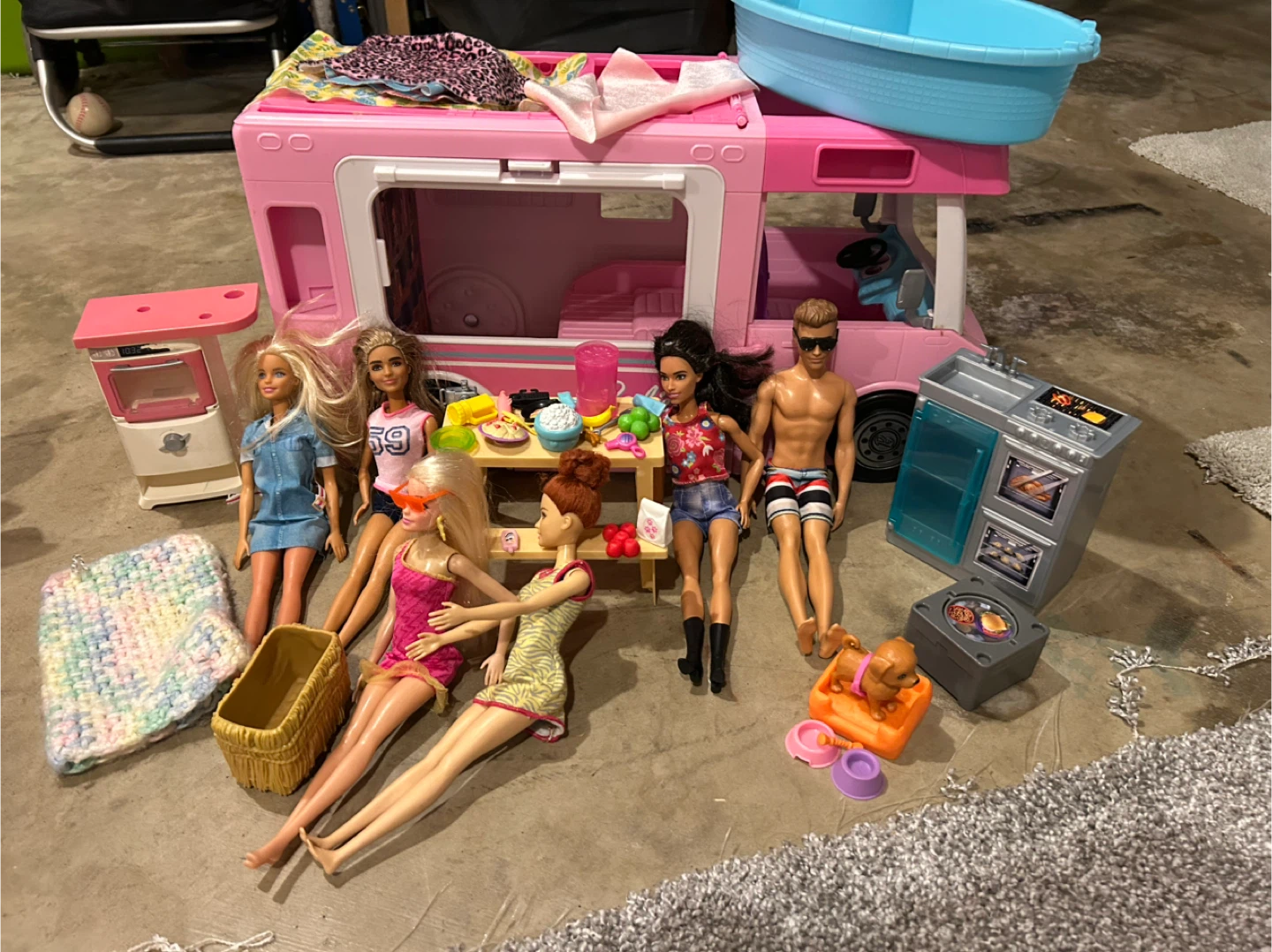 Barbie Dream Camper and Accessories
