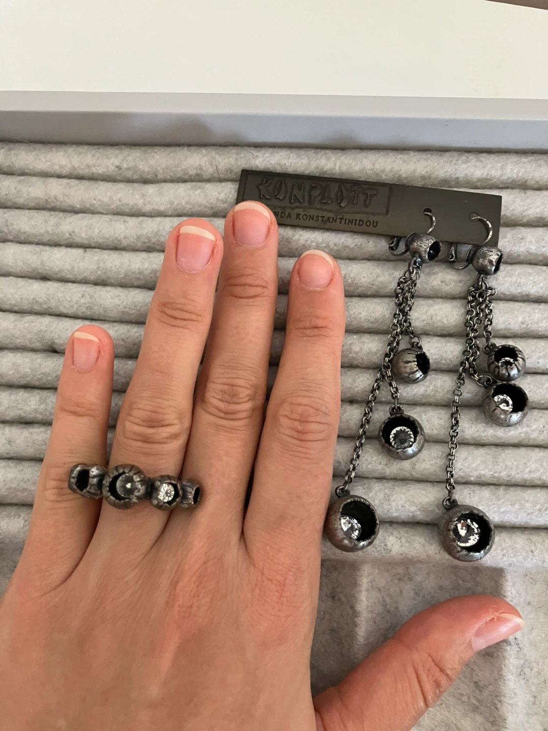 Konplott Earrings & Ring Set