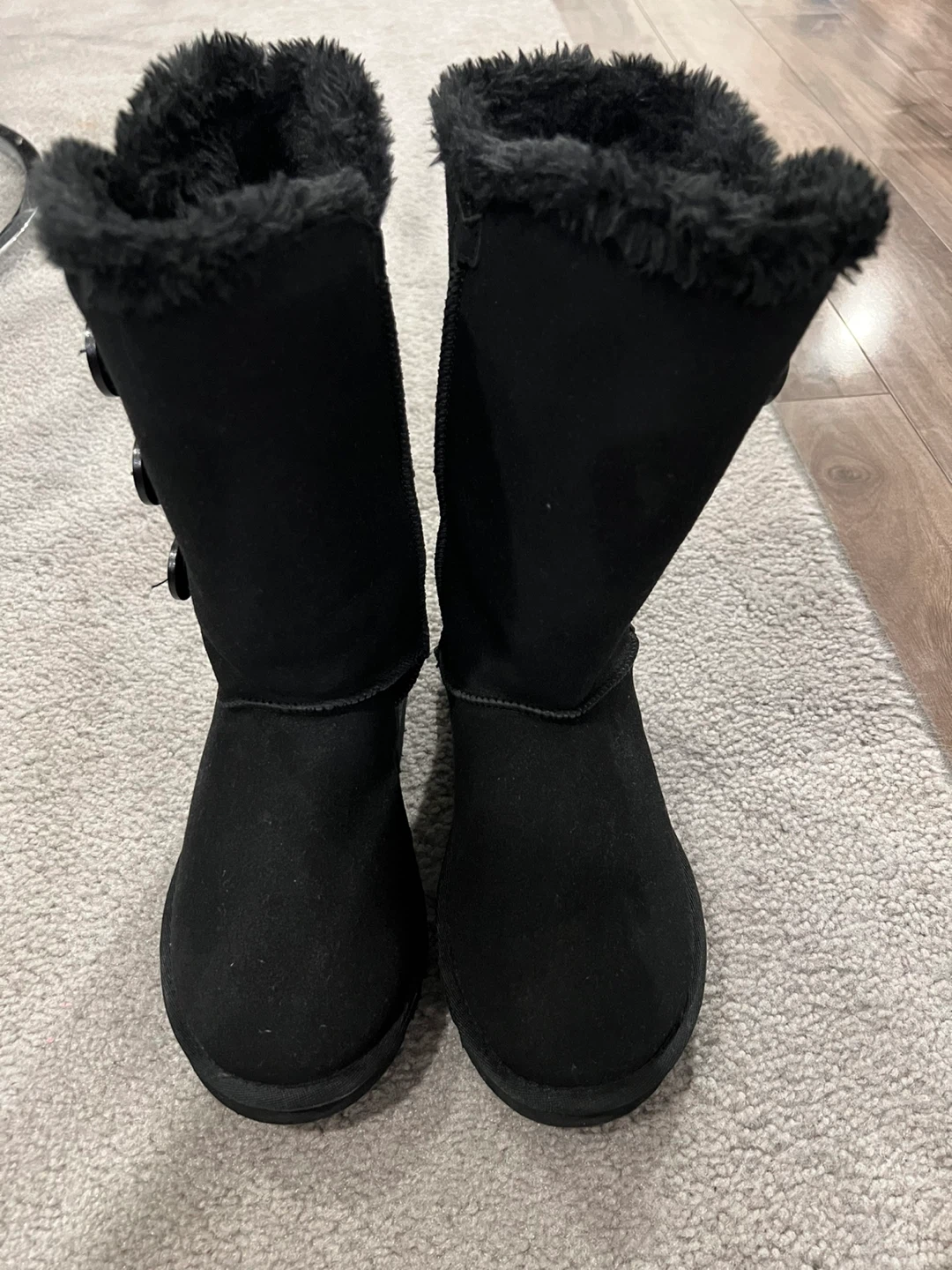 UGG Australia Classic Tall 1873 Black Boots - Size W6 - photo 2