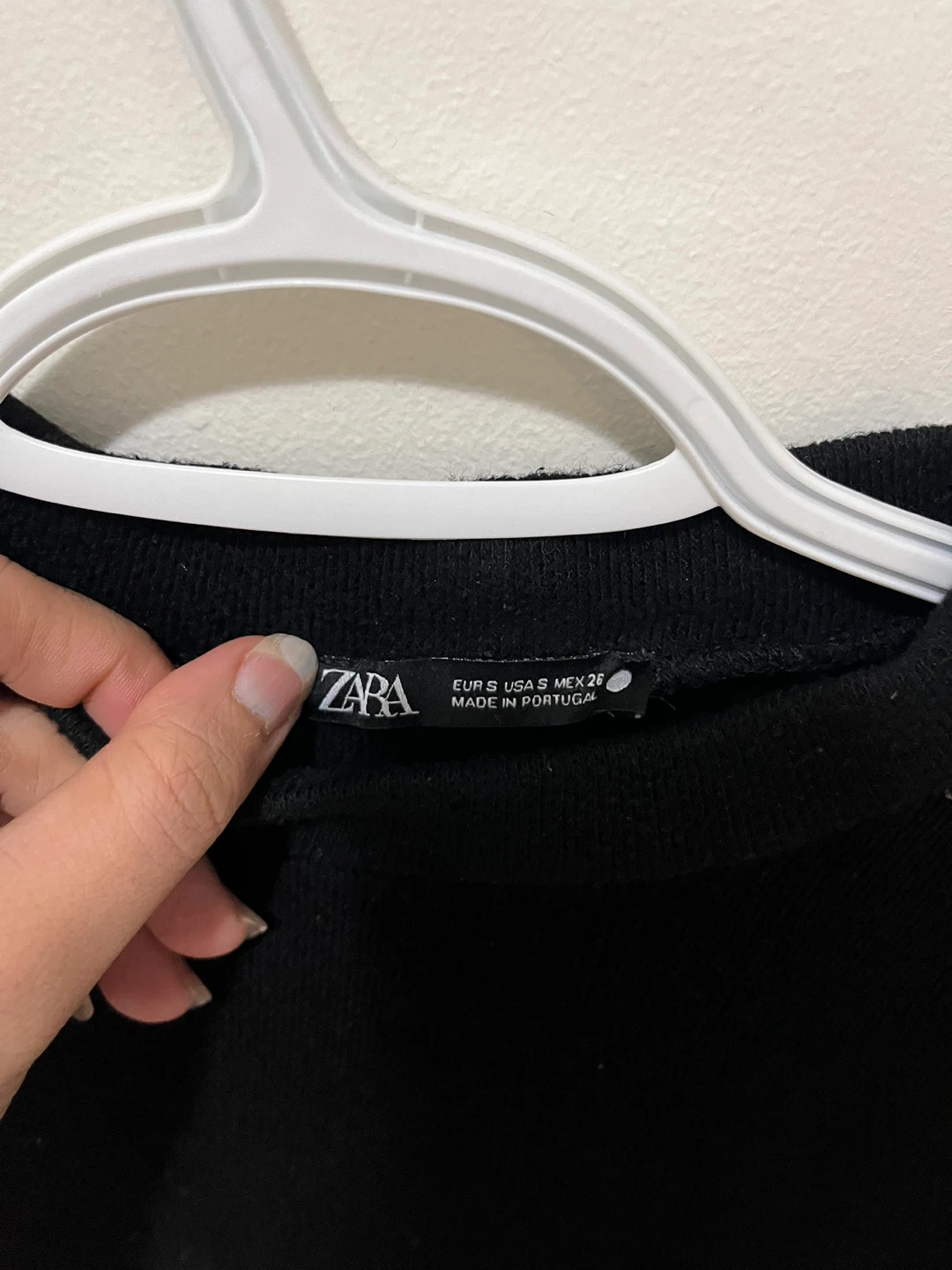 Zara Black Crop Top - Size Small - photo 3