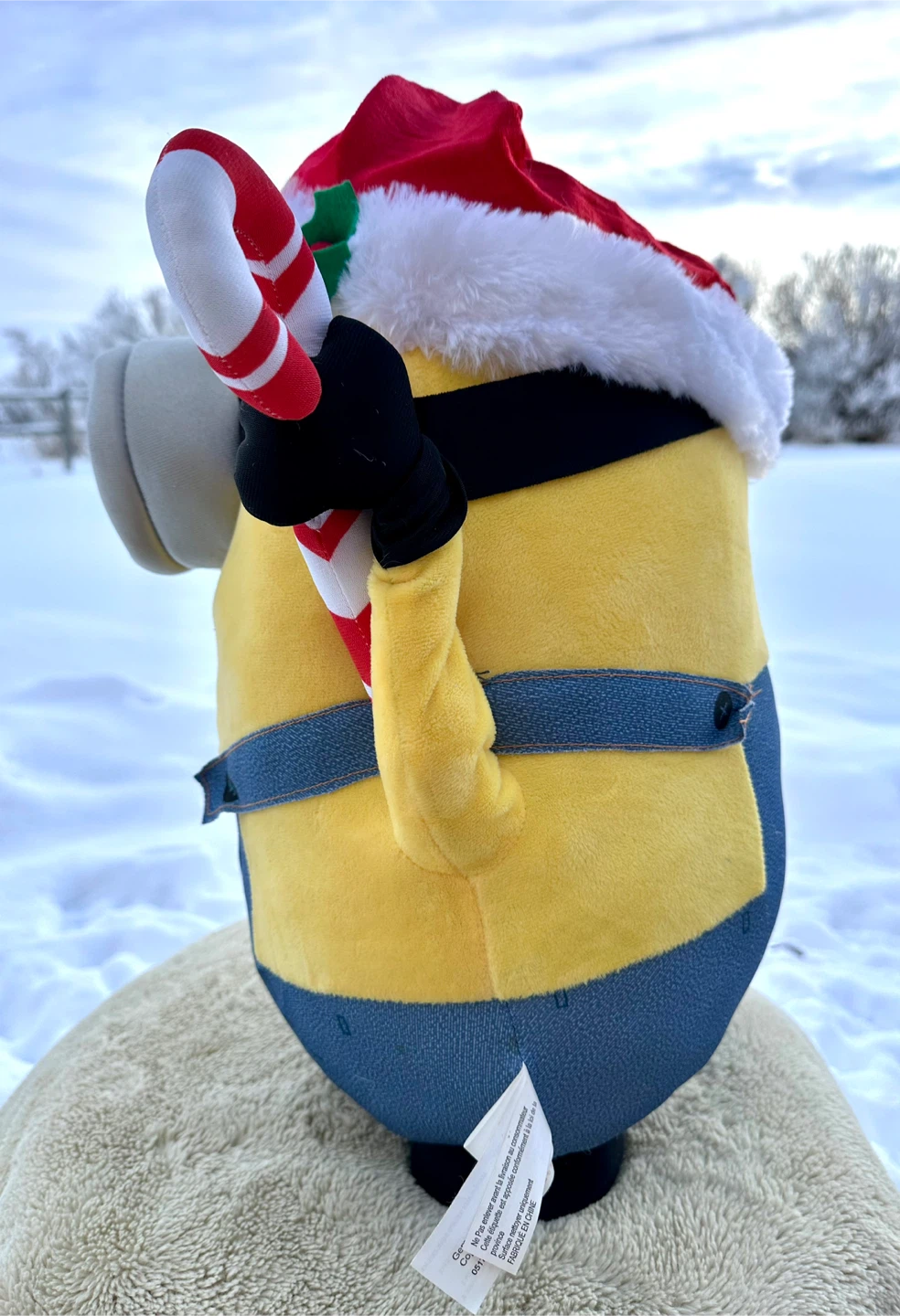 Despicable Me Minion Plush with Santa Hat & Candy Cane - photo 5