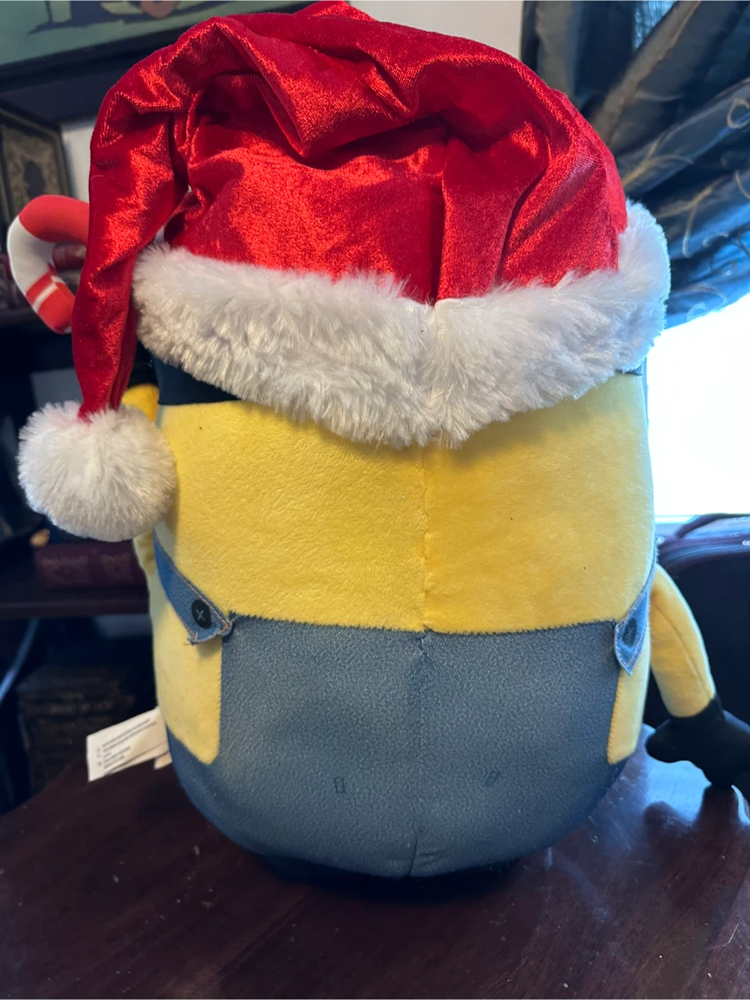 Despicable Me Minion Plush with Santa Hat & Candy Cane - photo 3