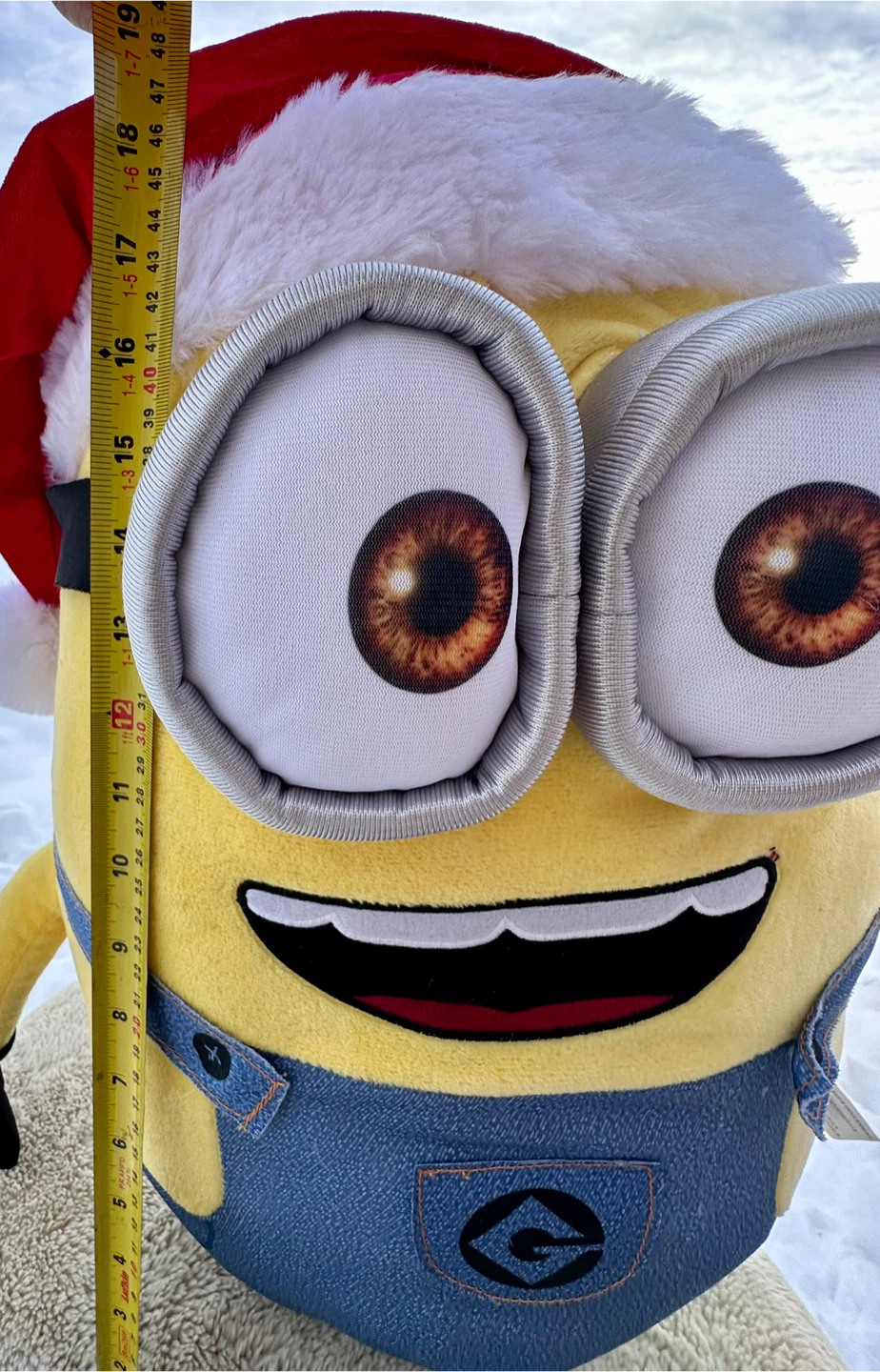 Despicable Me Minion Plush with Santa Hat & Candy Cane - photo 4