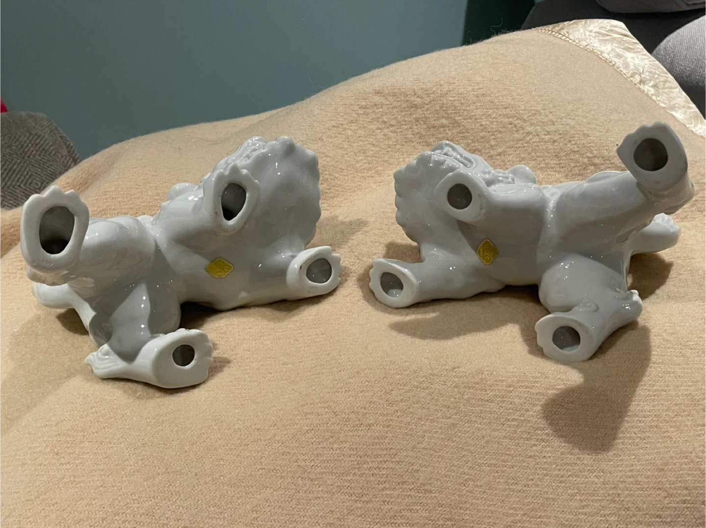 Vintage Otagiri White Foo Dogs Figurines - photo 4