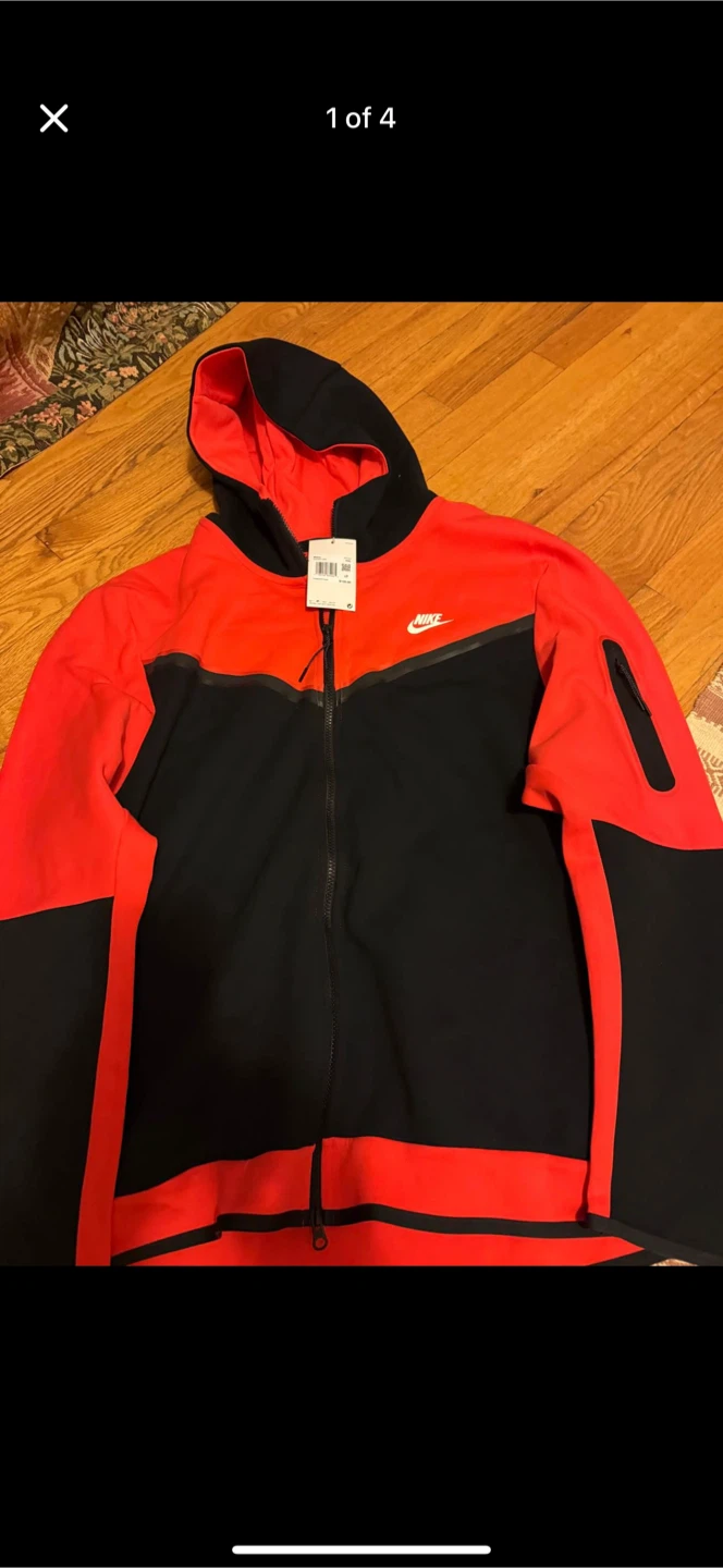 Nike Tech Fleece XXL Red/Black Set - New with Tags! - photo 3