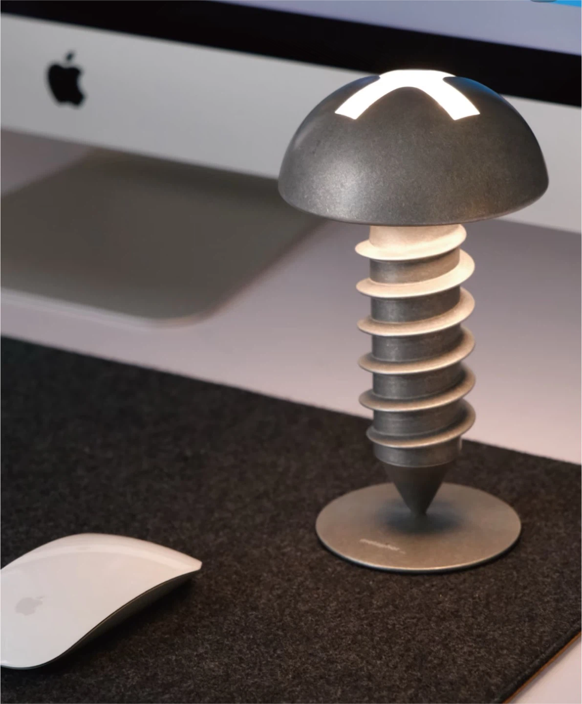 self-designed｜Screw shaped Table Lamp
