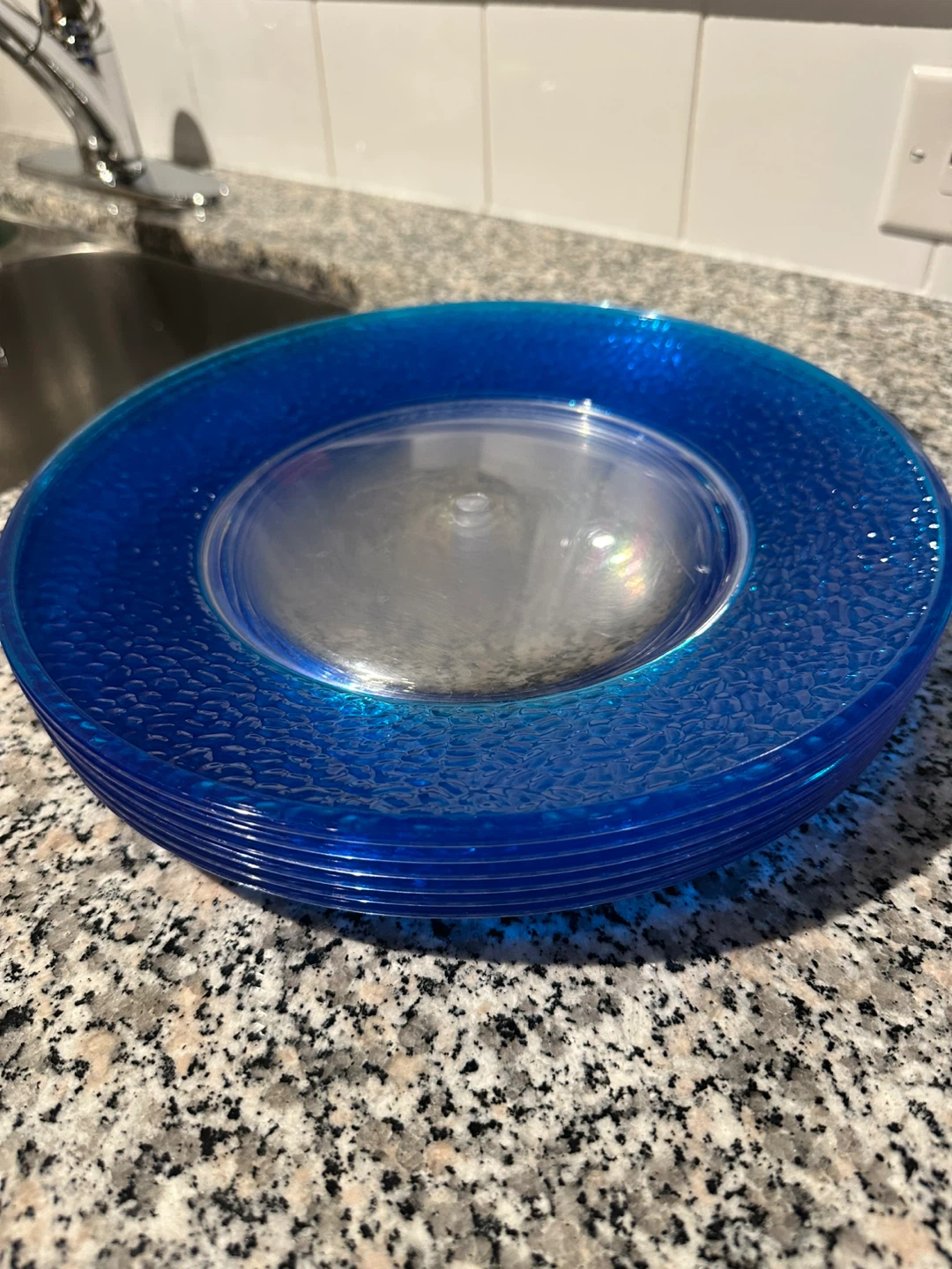 Blue Charger Plates - photo 2