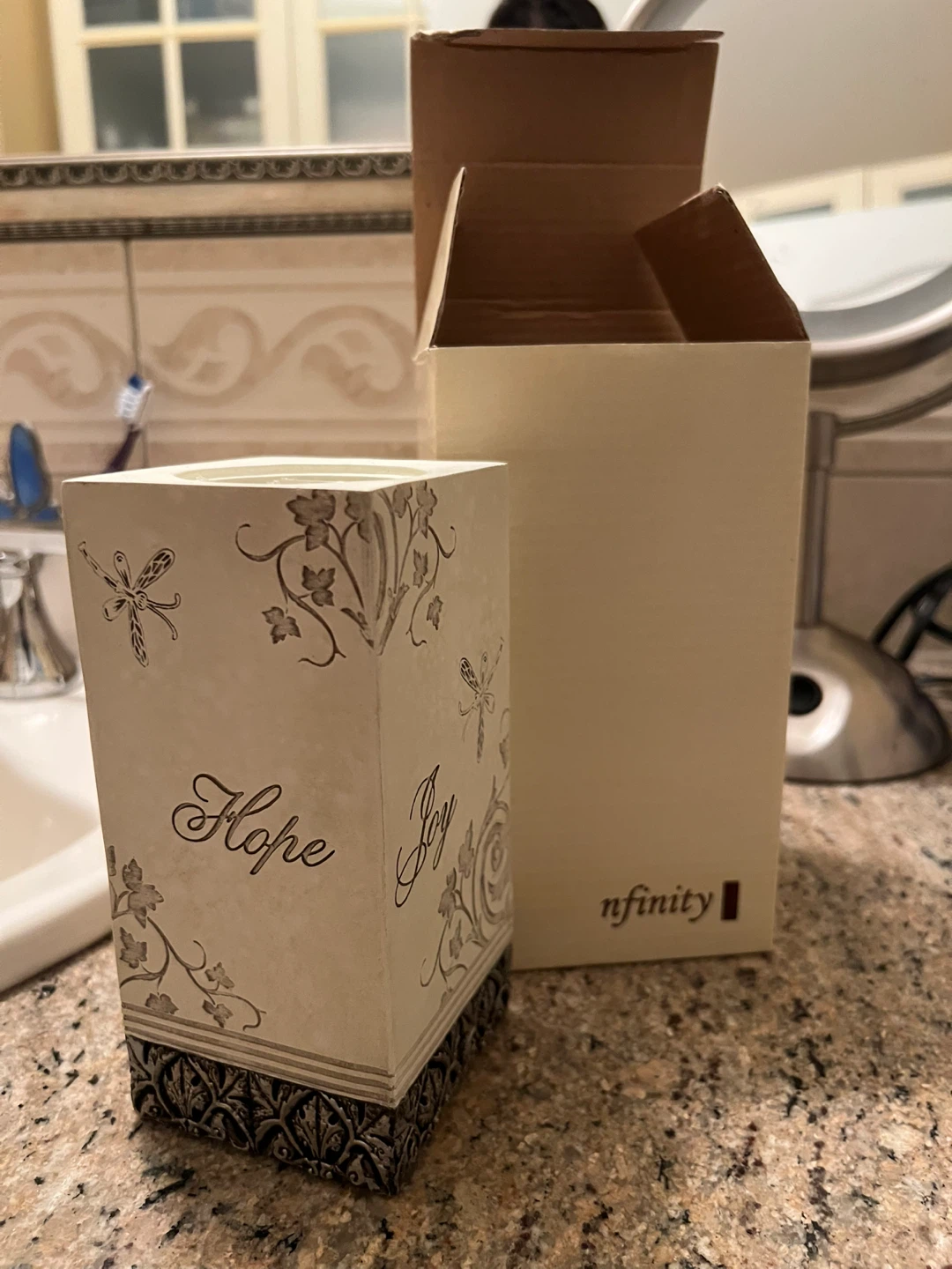 Infinity Candle Holder with Box