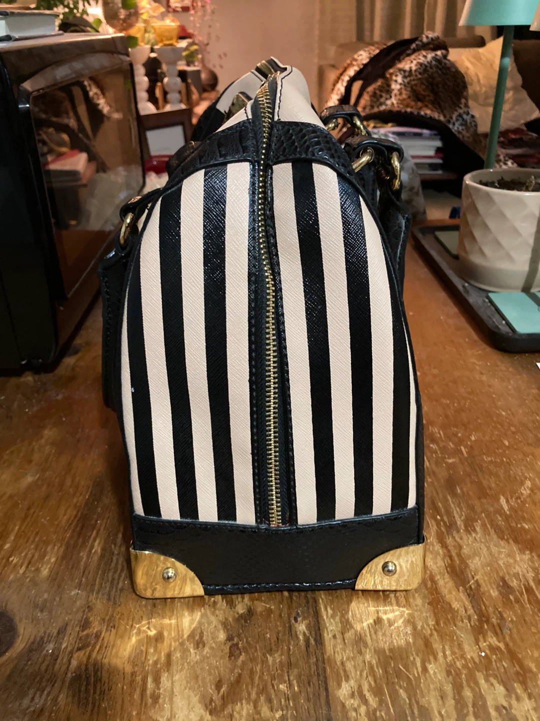 Striped purse - photo 3